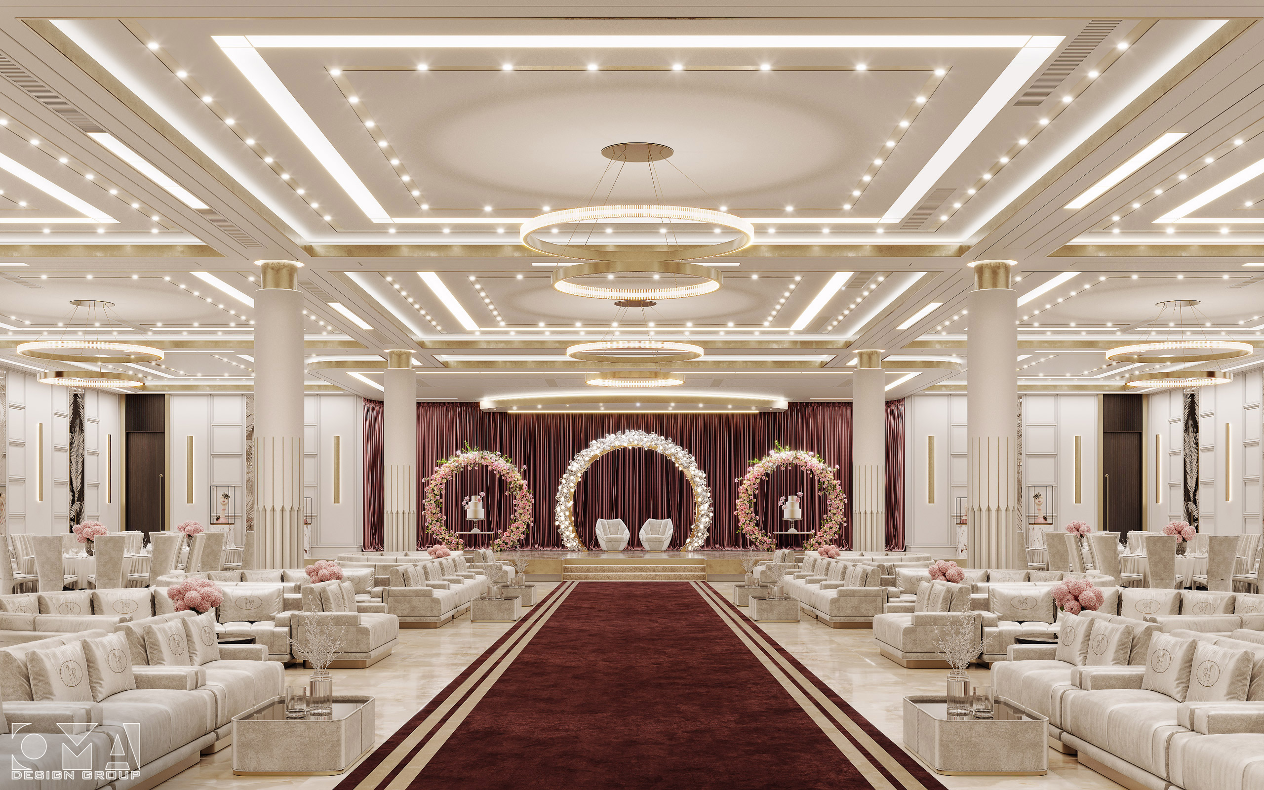 QUEEN PALACE - WEDDING VENUE / INTERIOR DESIGN | KSA01
