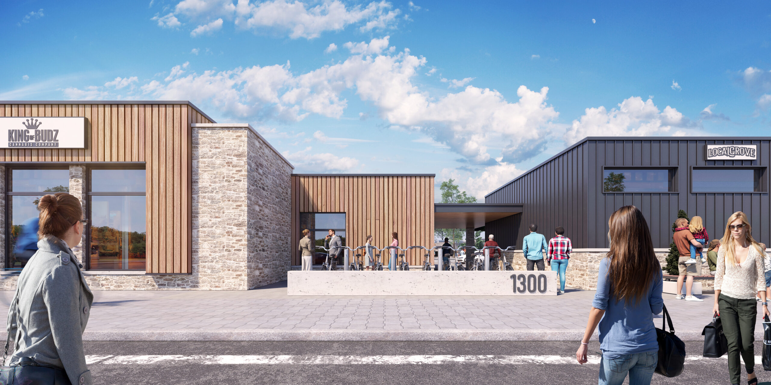 KING OF BUDZ COMMUNITY HEALTH CENTER / 3D RENDERING | Michigan, USA-01