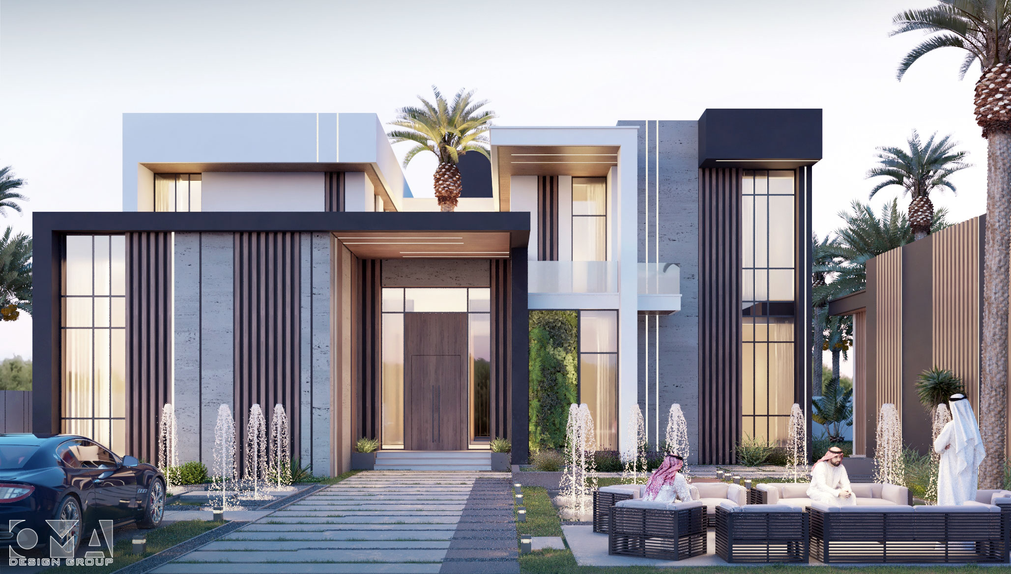 OMAR VILLA / EXTERIOR FACADES DESIGN AND LANDSCAPE | SAUDI ARABIA-03