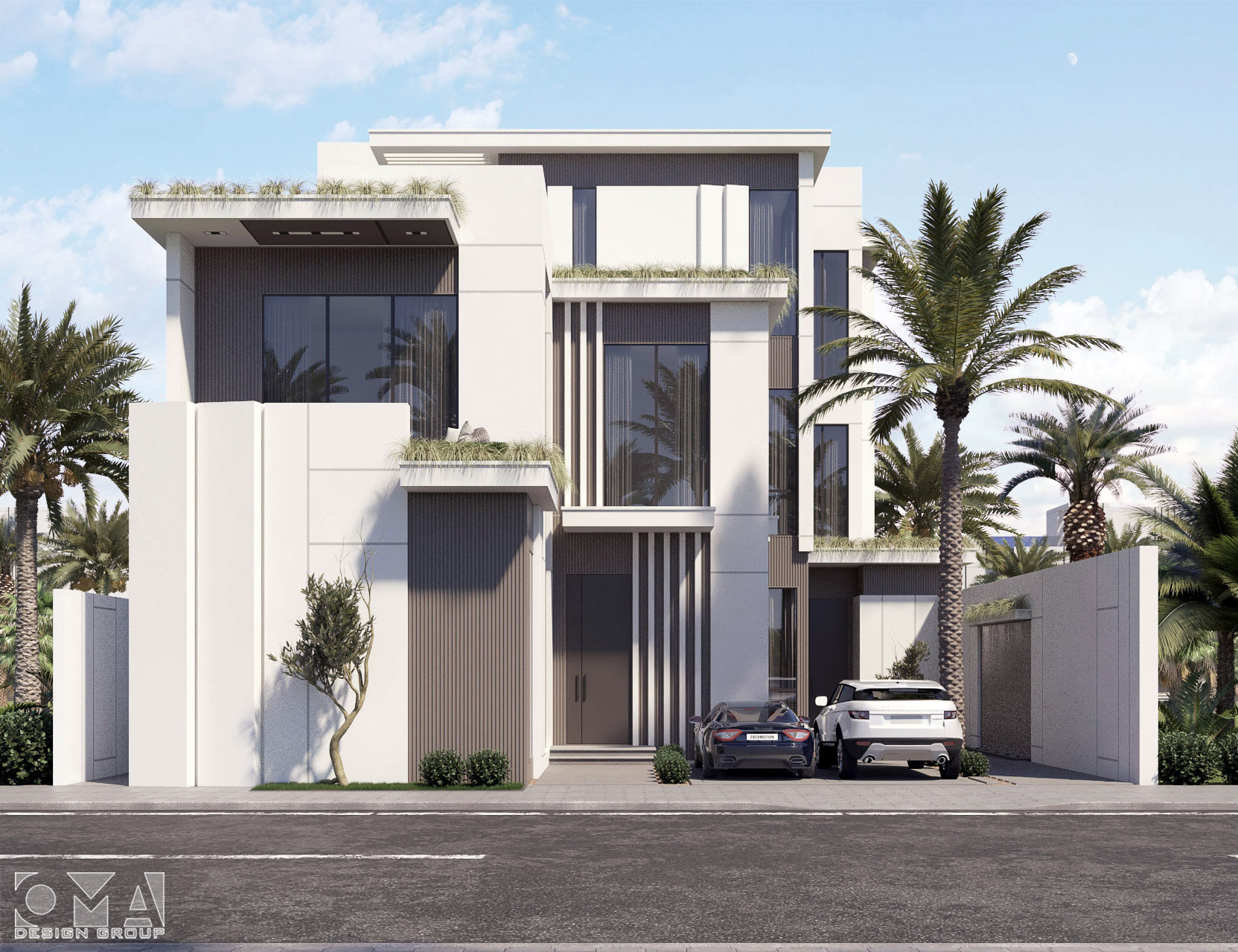 AL-MUTAIRY VILLA / EXTERIOR DESIGN AND LANDSCAPE | SAUDI ARABIA-03