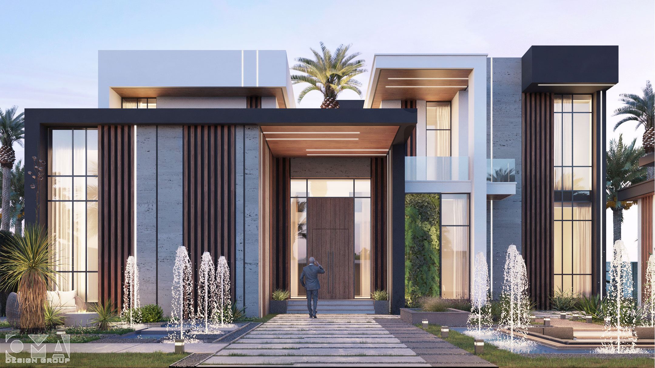 OMAR VILLA / EXTERIOR FACADES DESIGN AND LANDSCAPE | SAUDI ARABIA-02