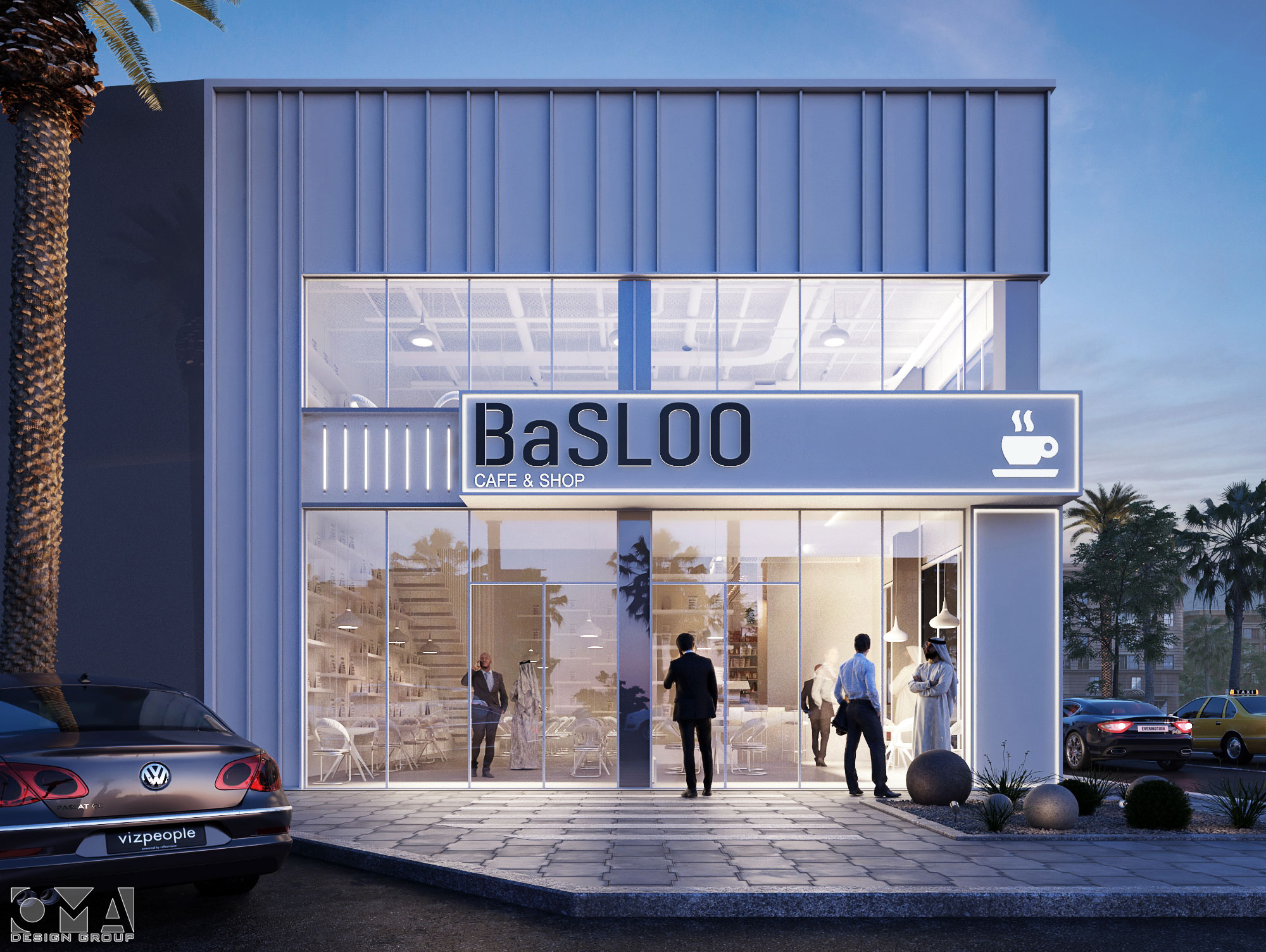 BaSLOO COFFEE SHOP / EXTERIOR & INTERIOR DESIGN | SAUDI ARABIA-01