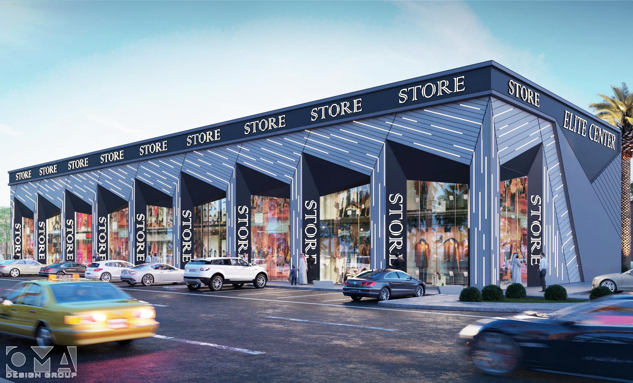 ELITE CENTER - STRIP MALL / EXTERIOR DESIGN | SAUDI ARABIA-02