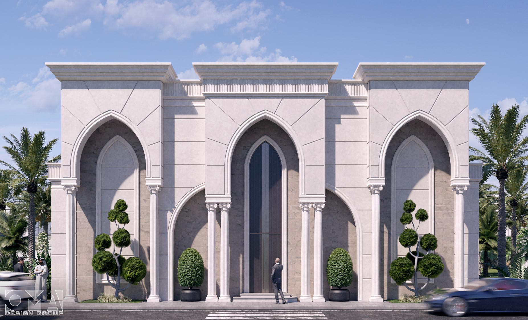 AL-GHAMDI VILLA - EXTERIOR FACADE DESIGN | SAUDI ARABIA-01