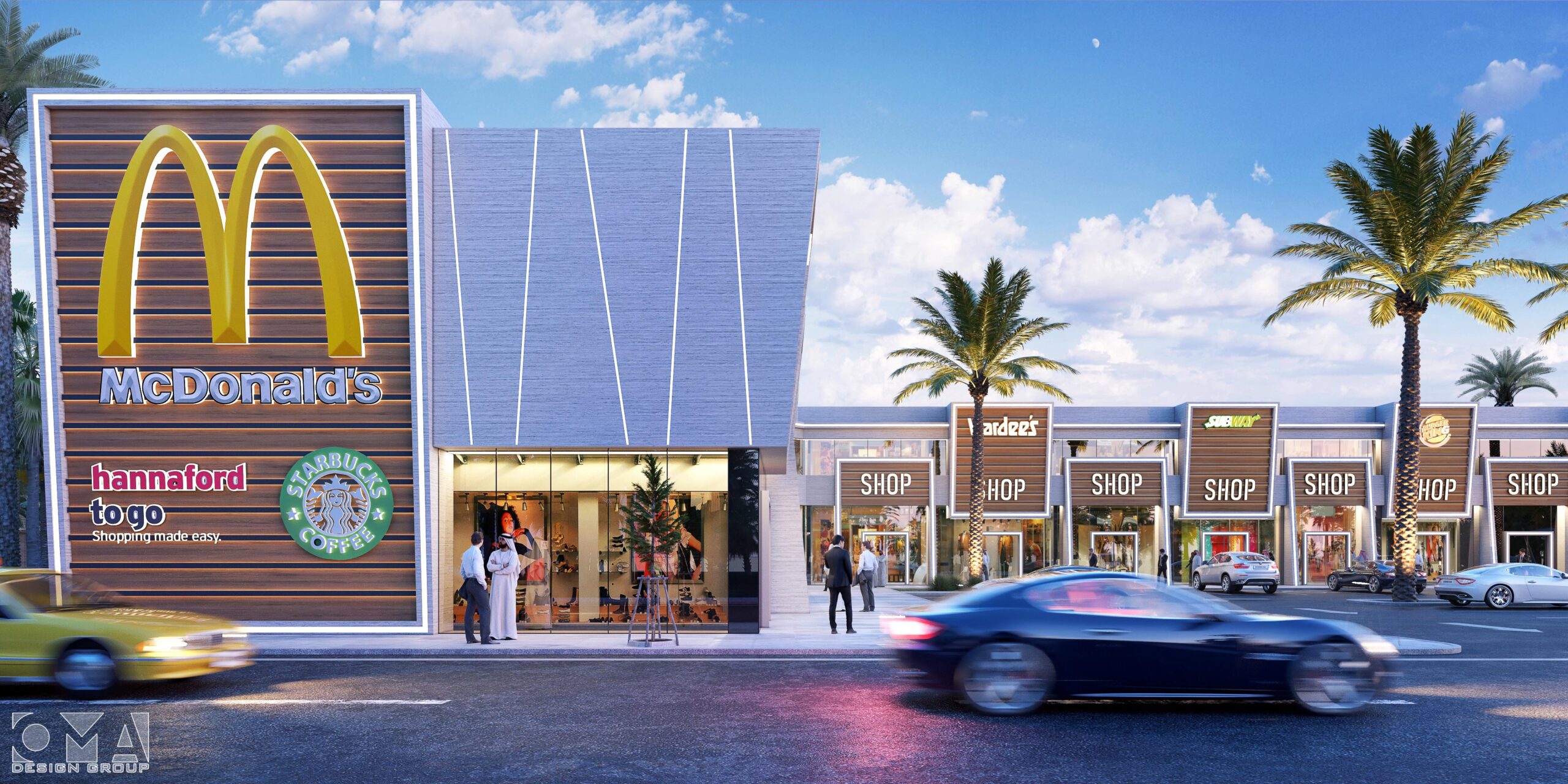 FUTURE SHOPPING CENTER - EXTERIOR DESIGN AND LANDSCAPE | SAUDI ARABIA-02