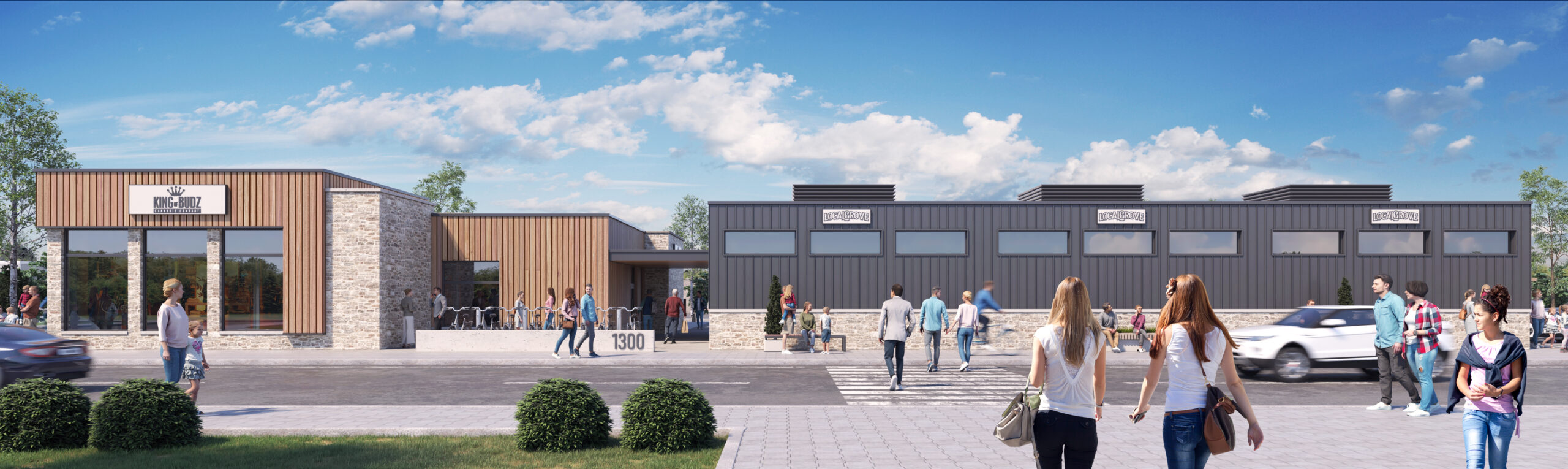KING OF BUDZ COMMUNITY HEALTH CENTER / 3D RENDERING | Michigan, USA-02