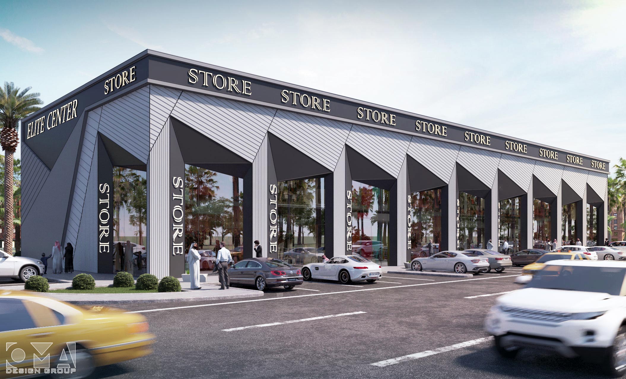 ELITE CENTER - STRIP MALL / EXTERIOR DESIGN | SAUDI ARABIA-04