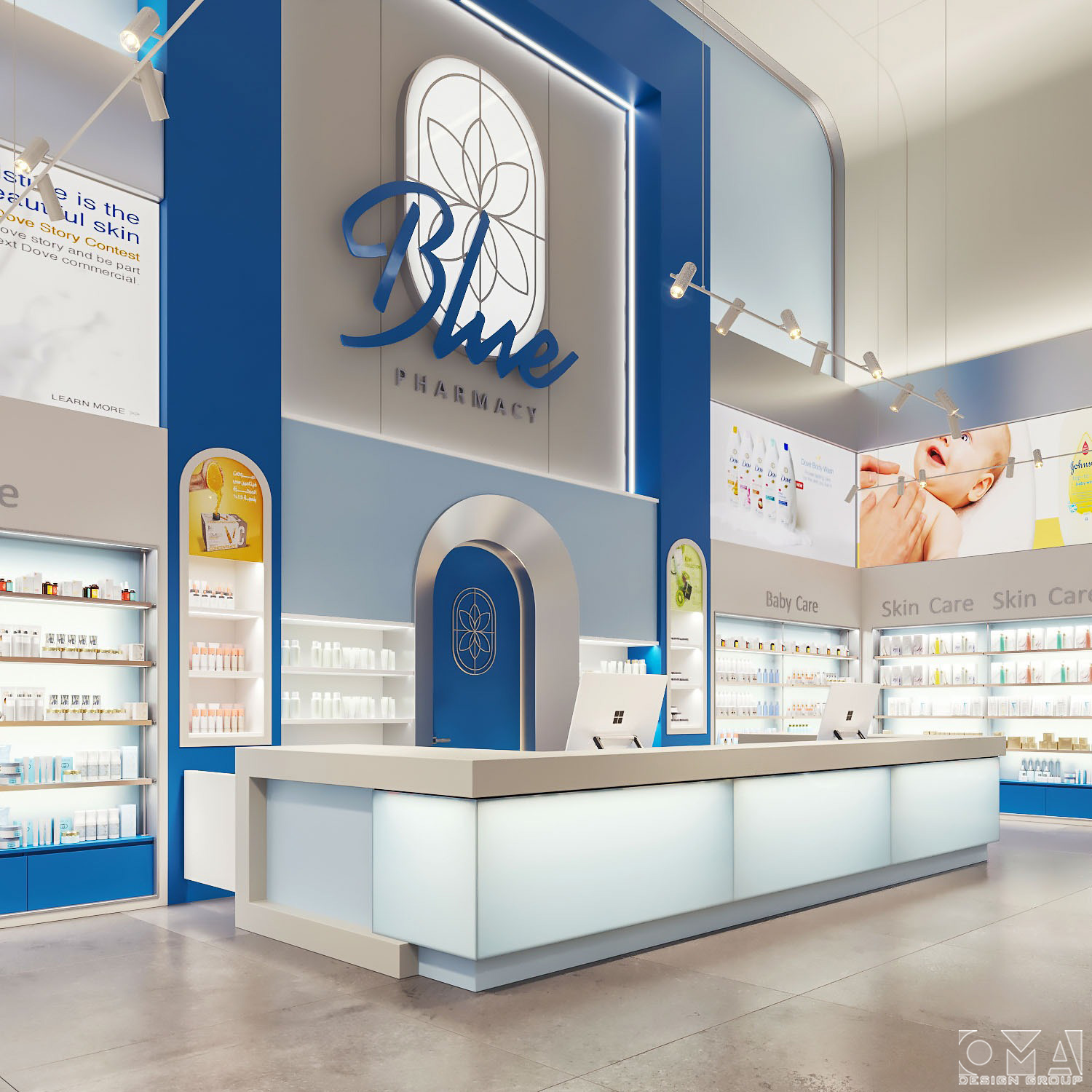 BLUE PHARMACY / INTERIOR DESIGN | SAUDI ARABIA02