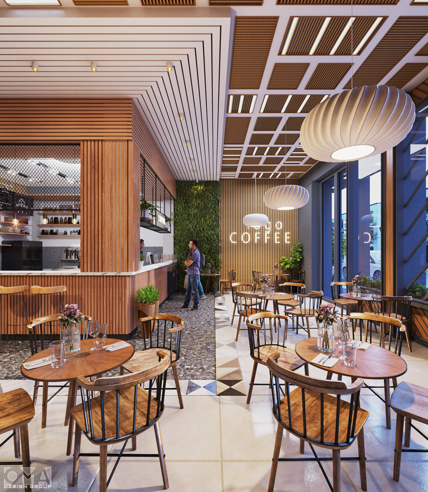 YOUSEF COFFEE SHOP- EXTERIOR AND INTERIOR DESIGN | KSA03