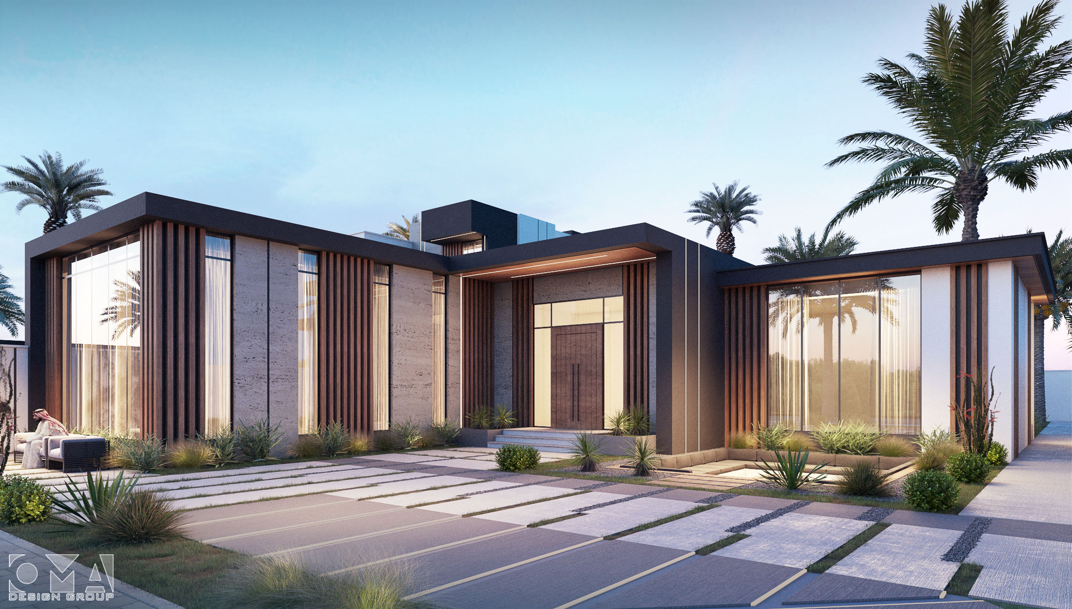 OMAR VILLA / EXTERIOR FACADES DESIGN AND LANDSCAPE | SAUDI ARABIA-04