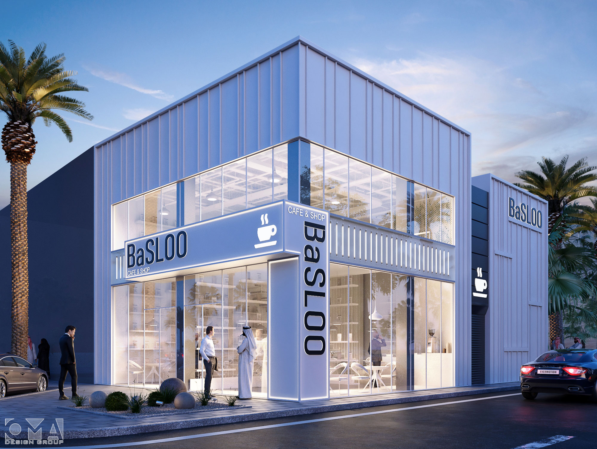 BaSLOO COFFEE SHOP / EXTERIOR & INTERIOR DESIGN | SAUDI ARABIA-02
