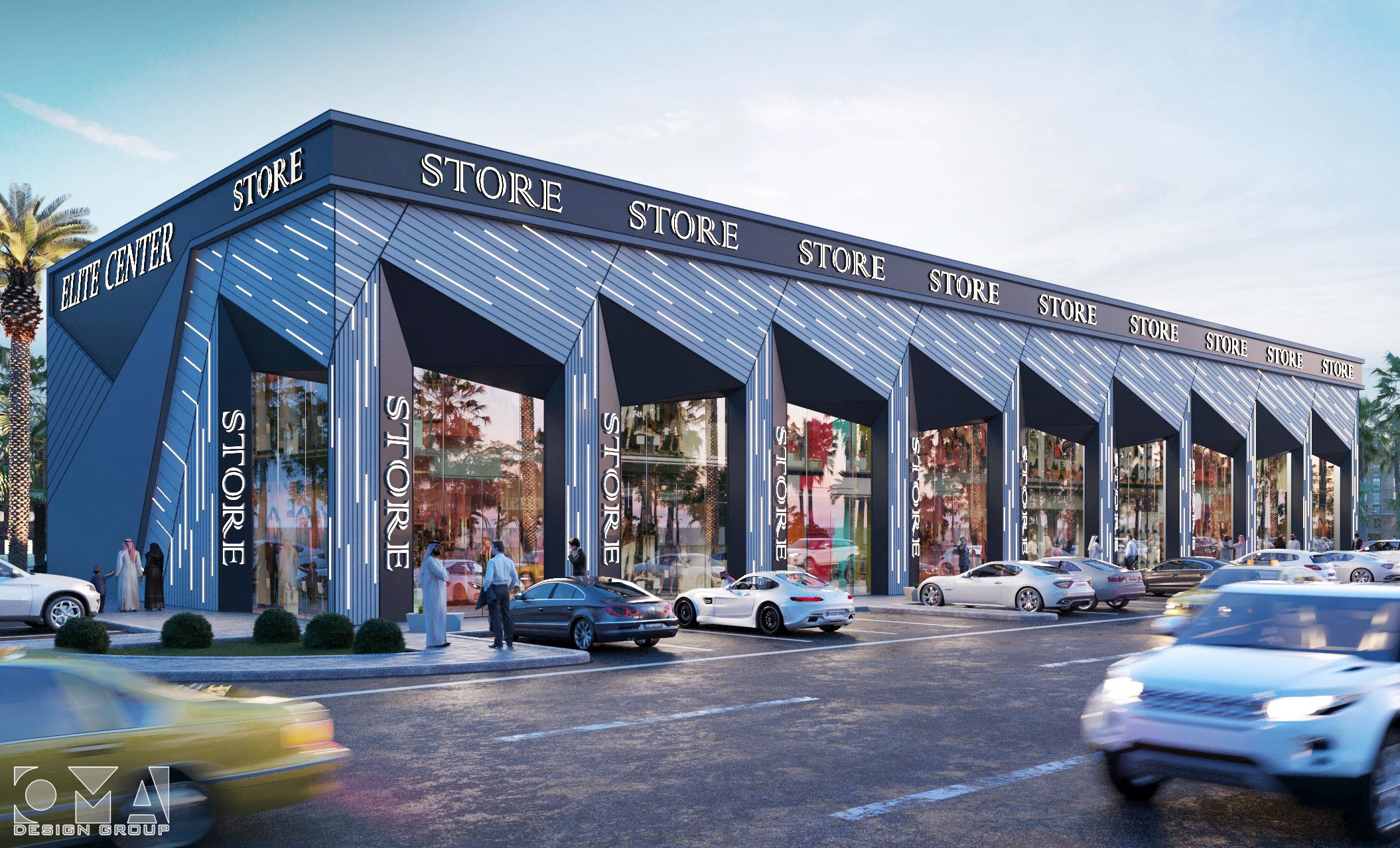 ELITE CENTER - STRIP MALL / EXTERIOR DESIGN | SAUDI ARABIA-03