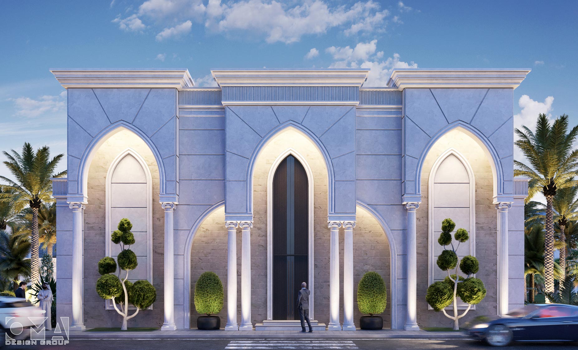 AL-GHAMDI VILLA - EXTERIOR FACADE DESIGN | SAUDI ARABIA-02