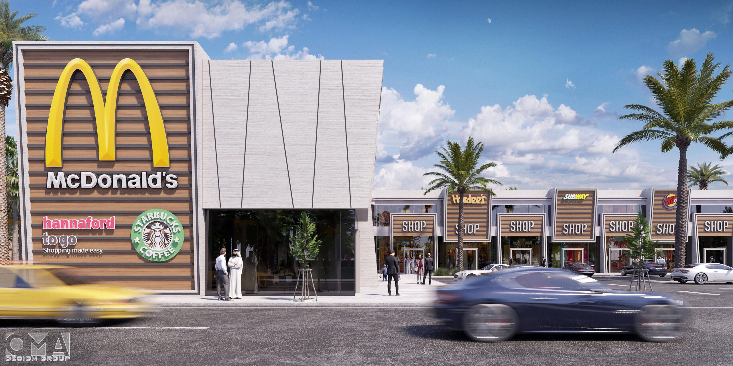 FUTURE SHOPPING CENTER - EXTERIOR DESIGN AND LANDSCAPE | SAUDI ARABIA-03