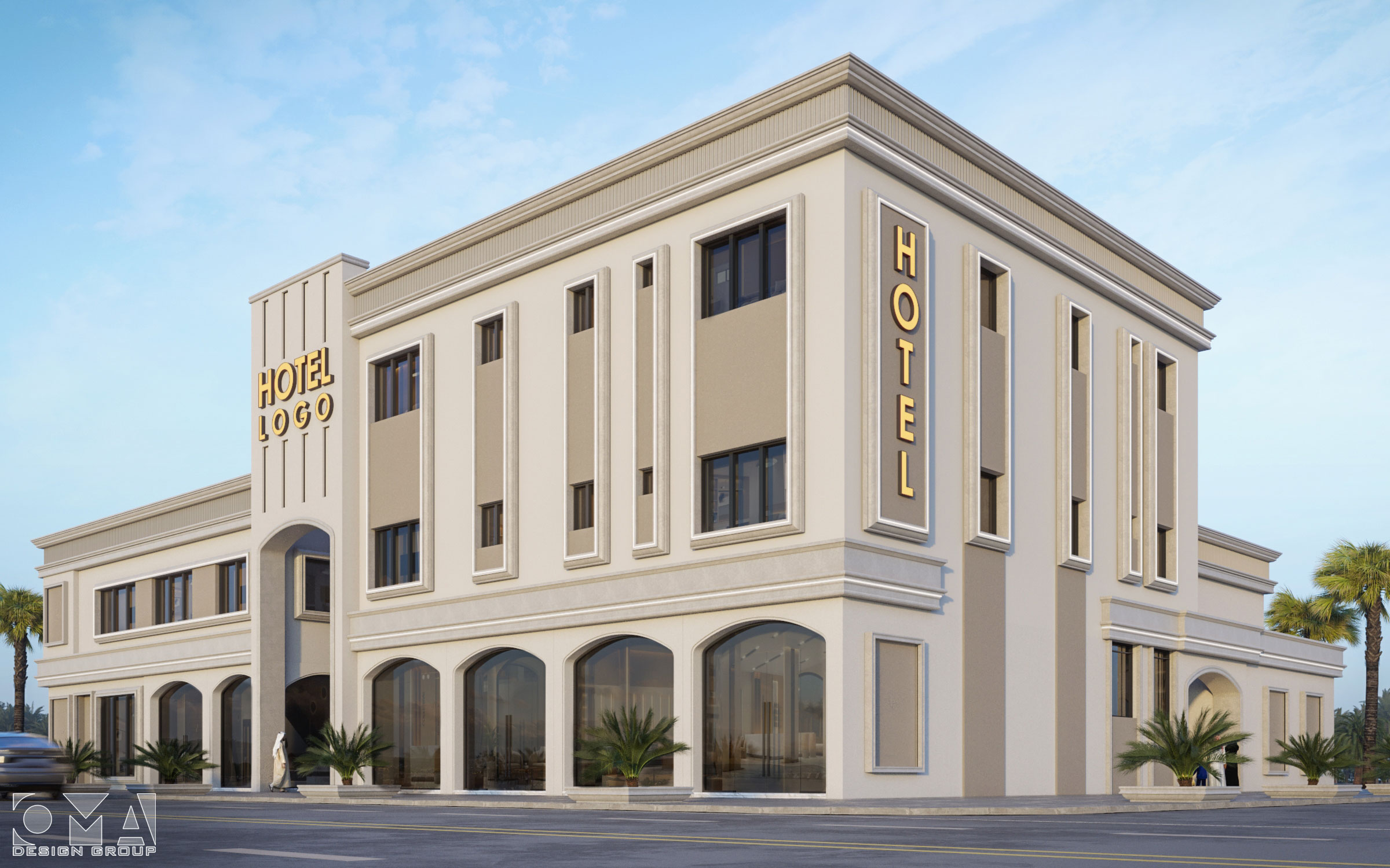 SAHARA HOTEL / EXTERIOR FACADE DESIGN- 03