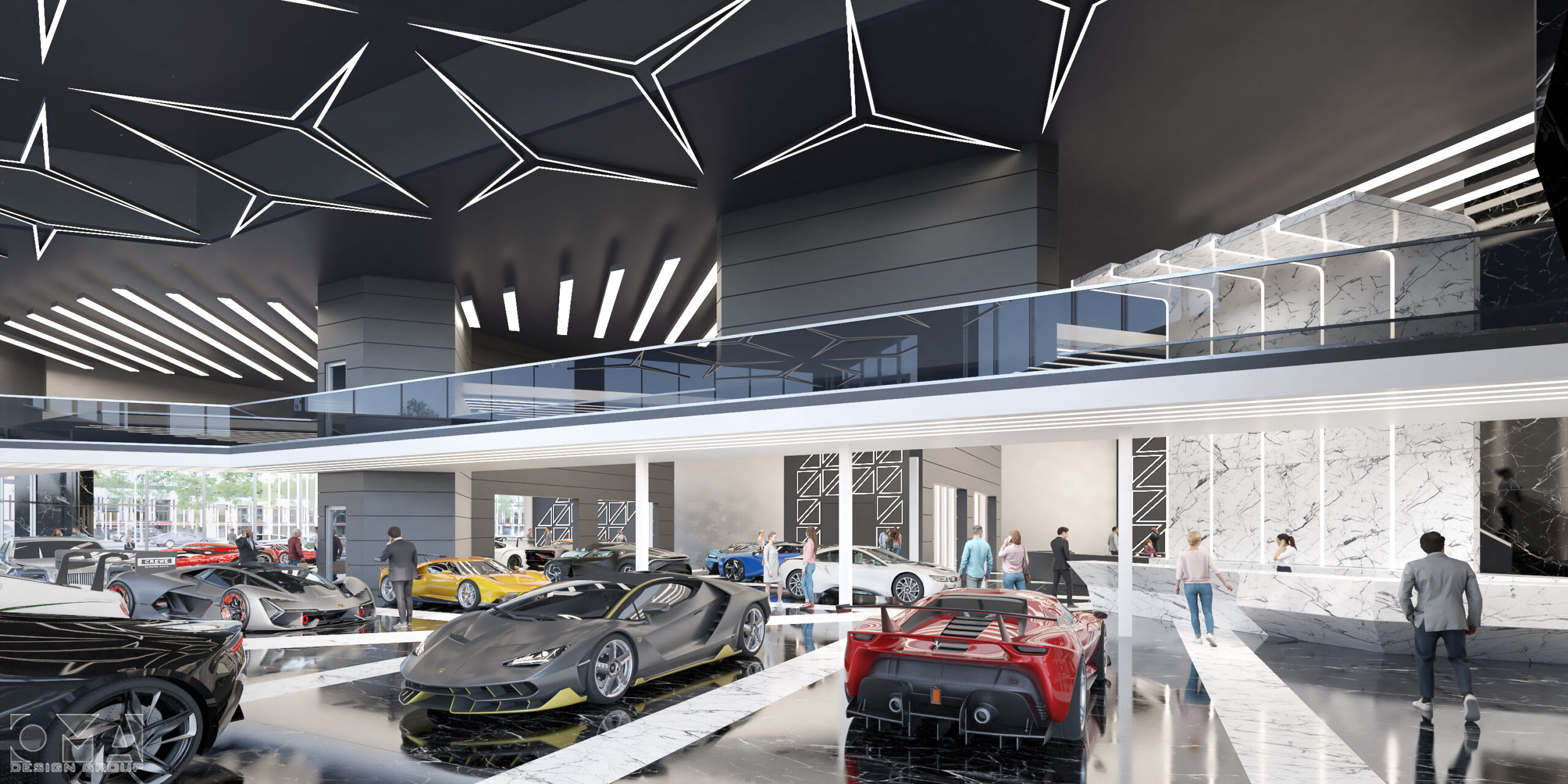 EXOTIC CAR CLUB / 3D RENDERING | Michigan, USA 03