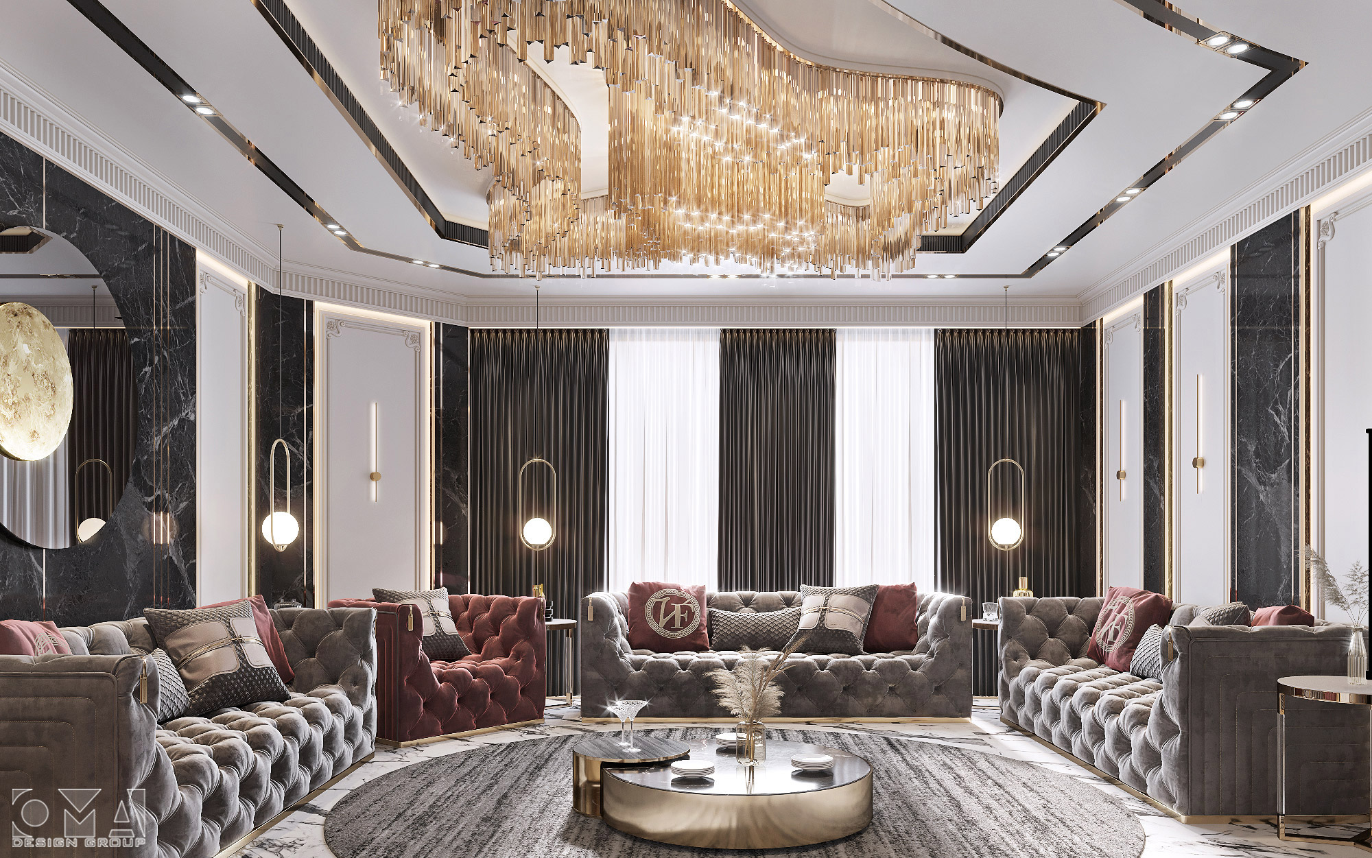 AL-KAHTANI VILLA / MAJLIS-INTERIOR DESIGN | Riyadh, Saudi Arabia 02