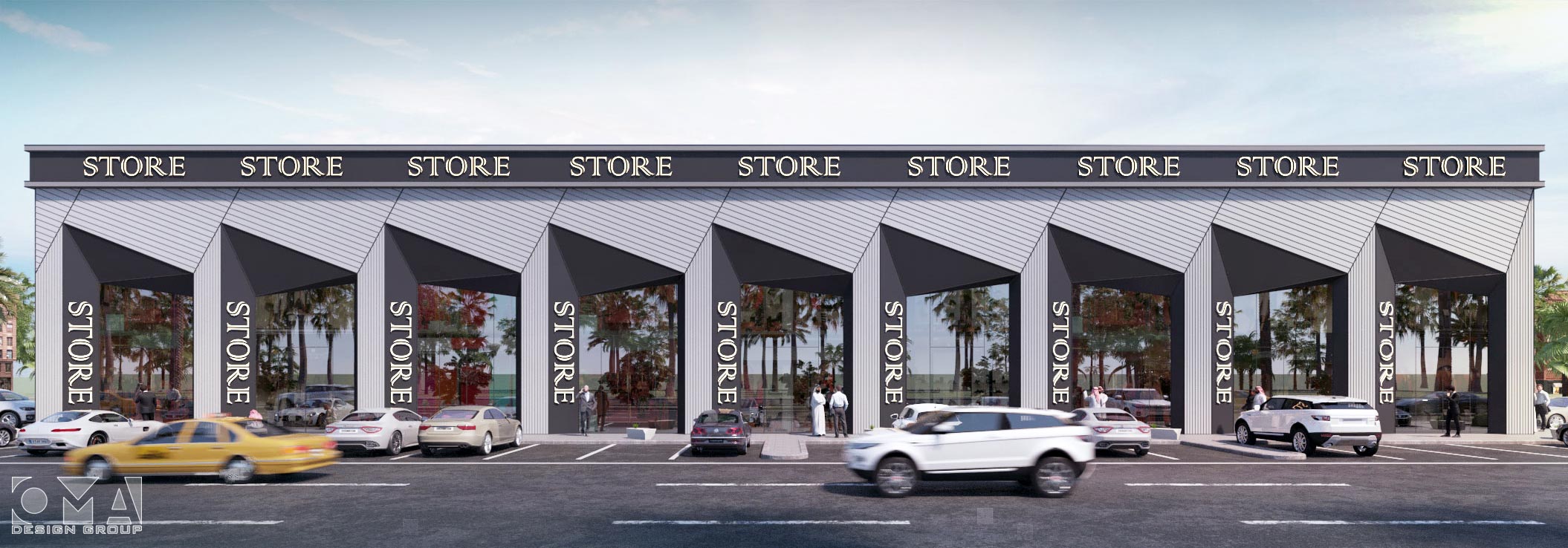 ELITE CENTER - STRIP MALL / EXTERIOR DESIGN | SAUDI ARABIA-06
