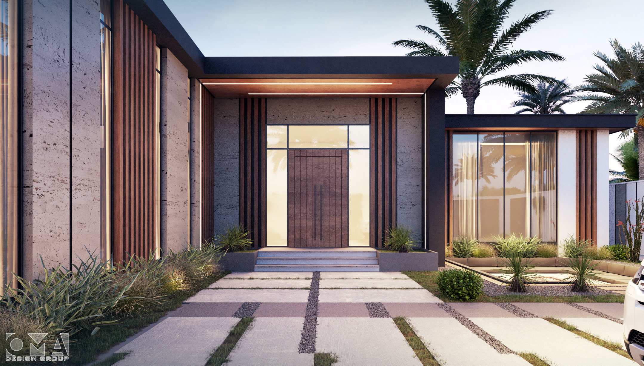 OMAR VILLA / EXTERIOR FACADES DESIGN AND LANDSCAPE | SAUDI ARABIA-05