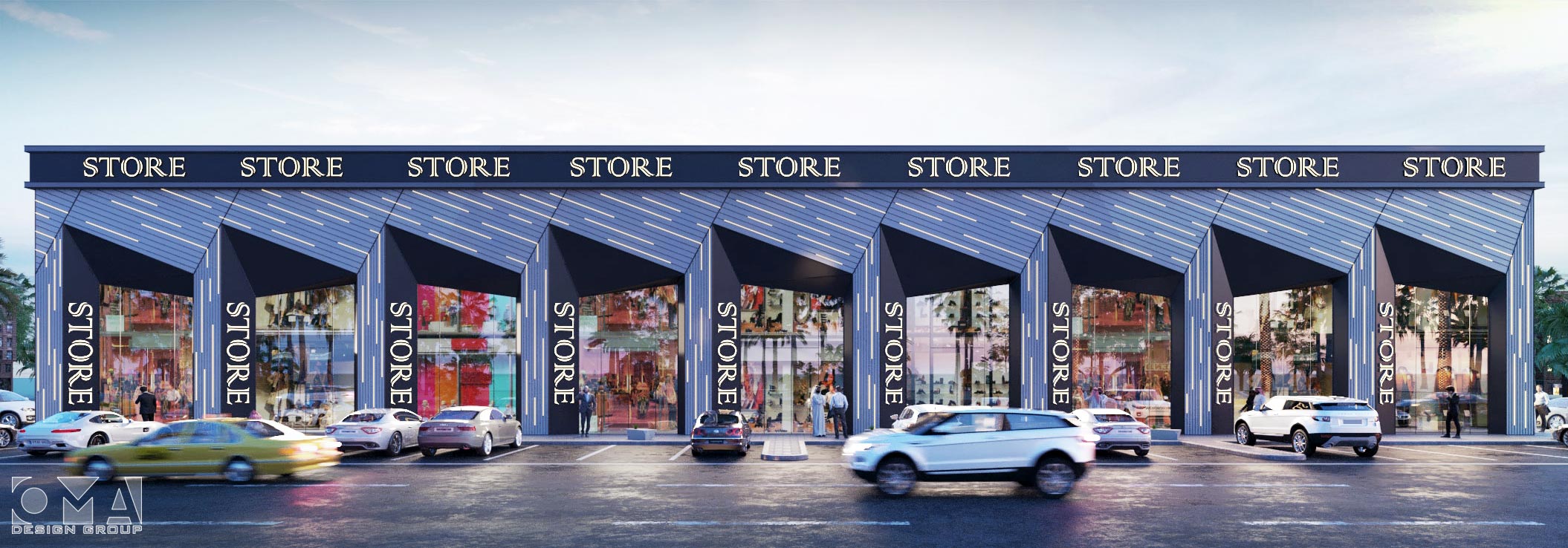 ELITE CENTER - STRIP MALL / EXTERIOR DESIGN | SAUDI ARABIA-05