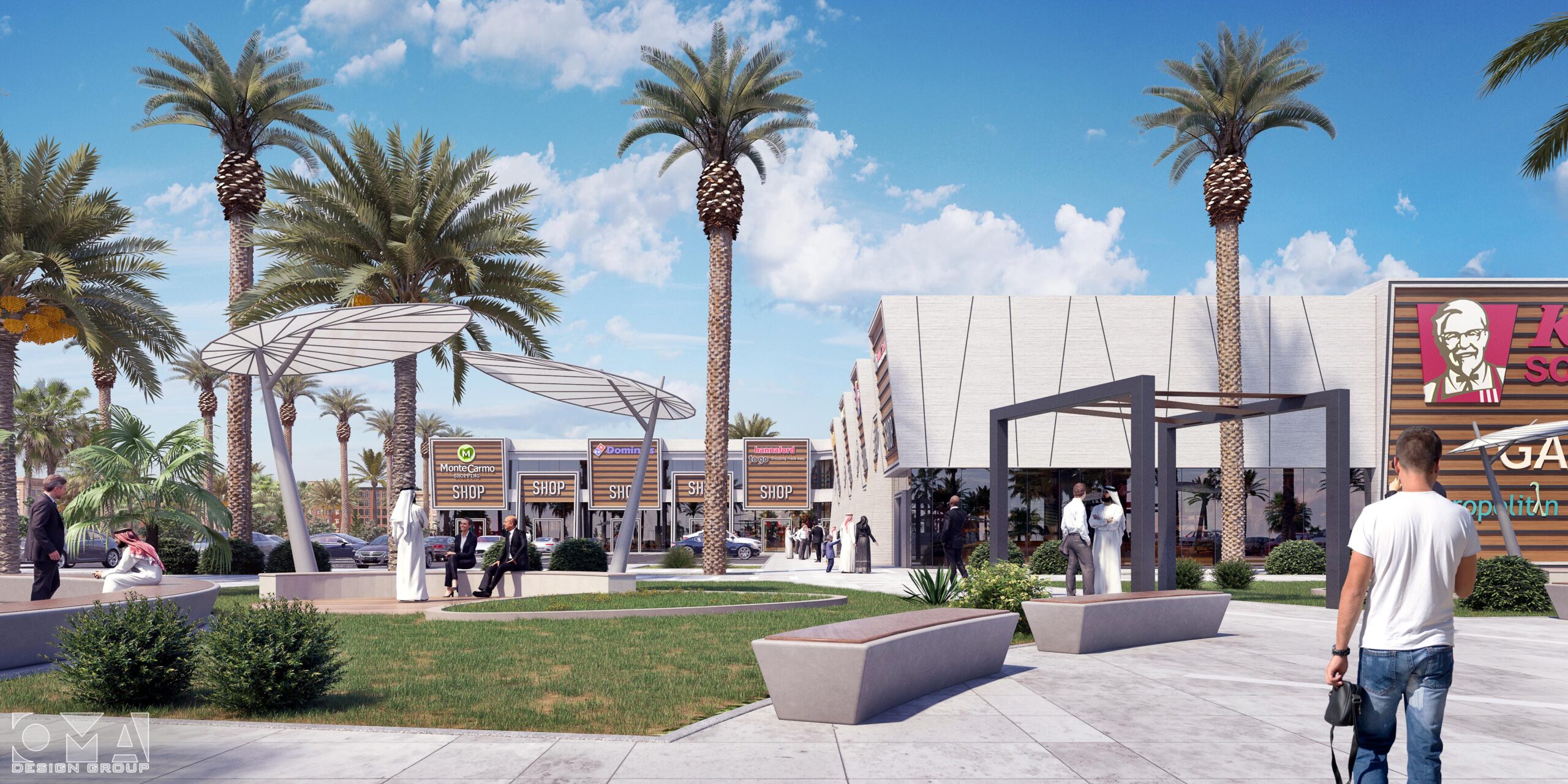 FUTURE SHOPPING CENTER - EXTERIOR DESIGN AND LANDSCAPE | SAUDI ARABIA-04