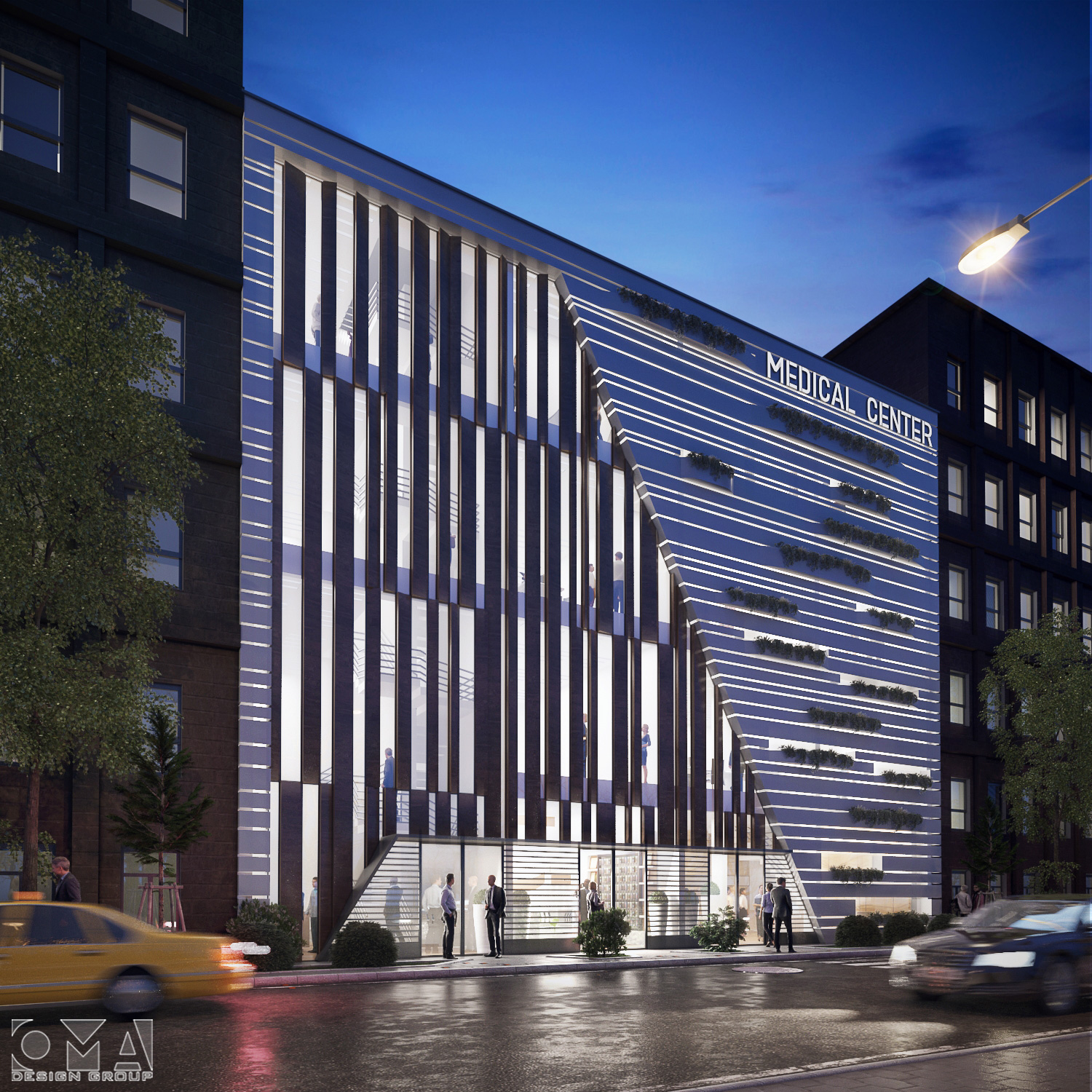 ALRAZI MEDICAL CENTER - EXTERIOR FACADE DESIGN | Mosul, Iraq-03