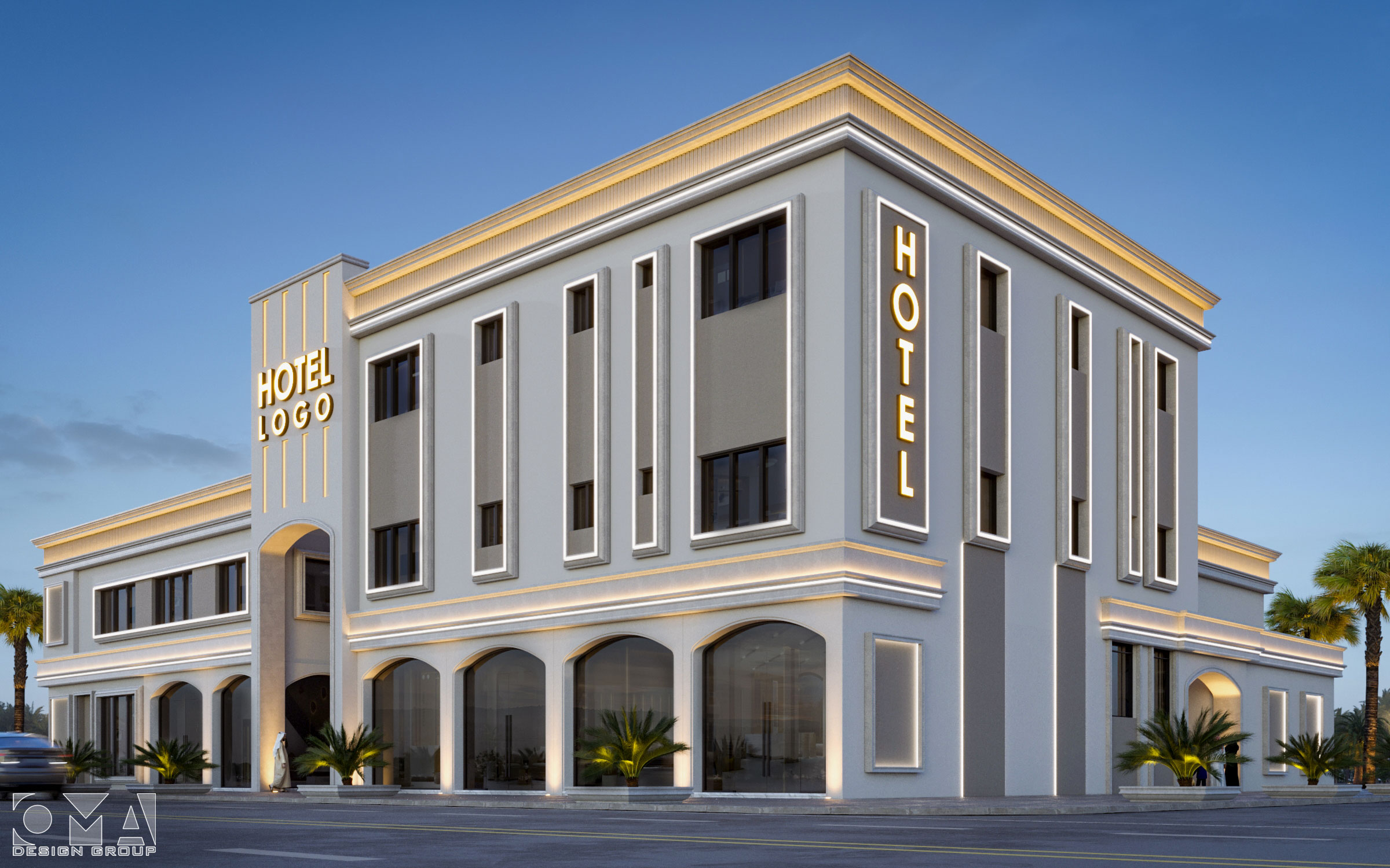 SAHARA HOTEL / EXTERIOR FACADE DESIGN- 04