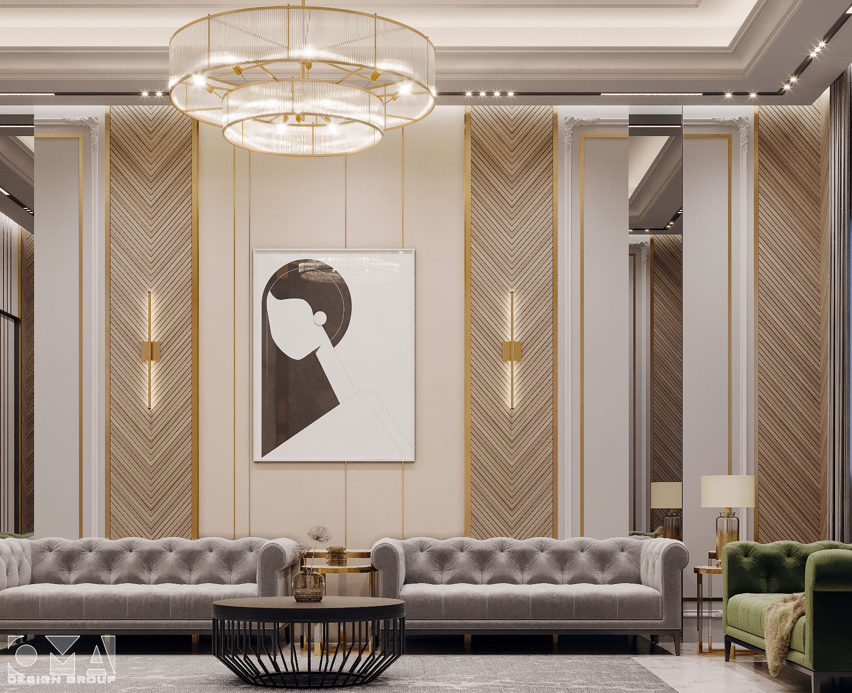 Women Majlis - AL-SHMMARY VILLA / INTERIOR DESIGN - SAUDI ARABIA-04