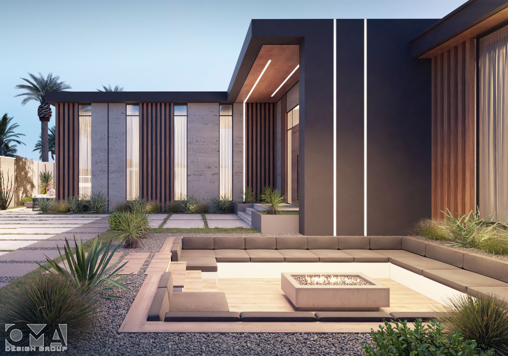 OMAR VILLA / EXTERIOR FACADES DESIGN AND LANDSCAPE | SAUDI ARABIA-06