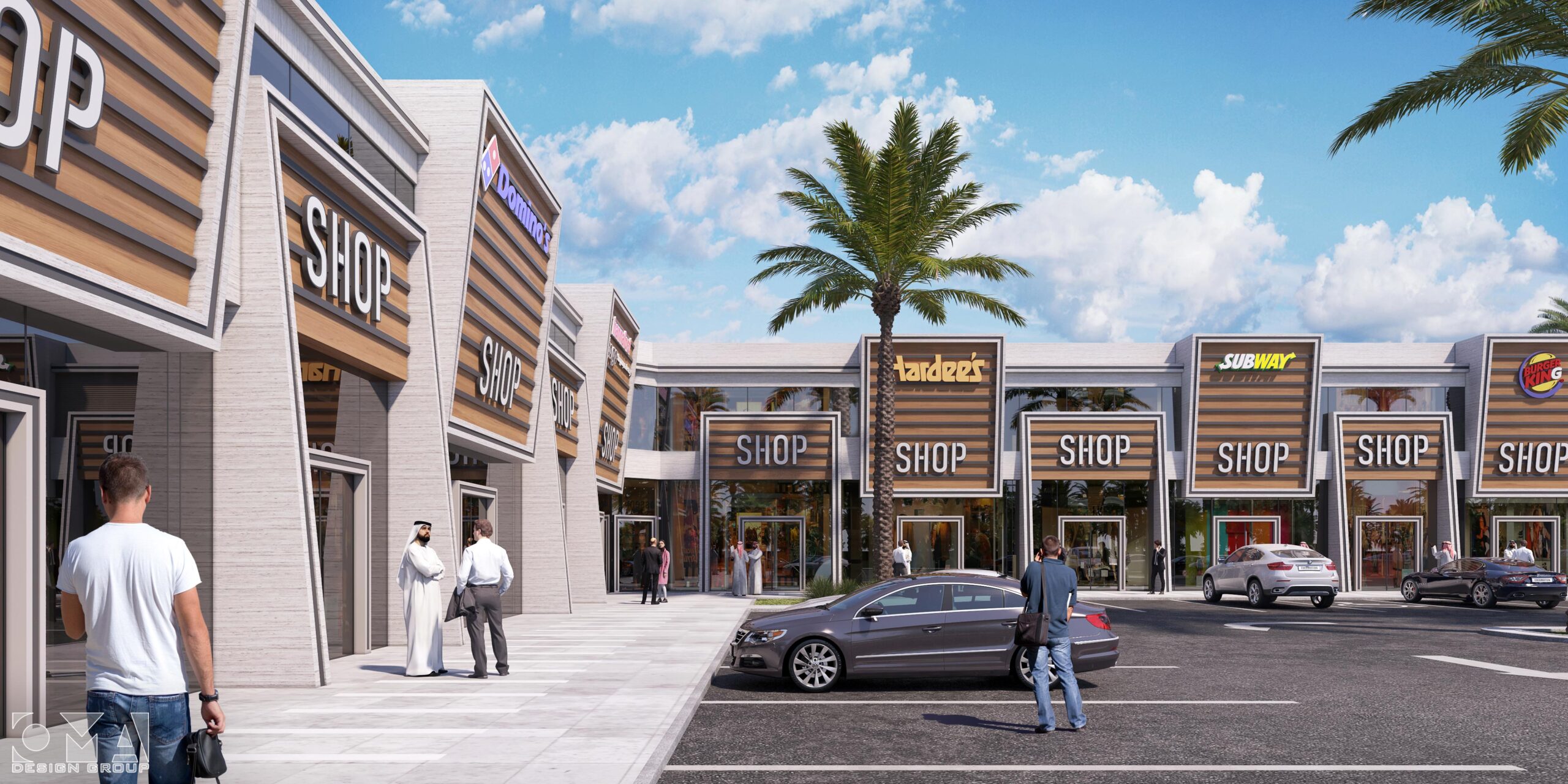 FUTURE SHOPPING CENTER - EXTERIOR DESIGN AND LANDSCAPE | SAUDI ARABIA-05