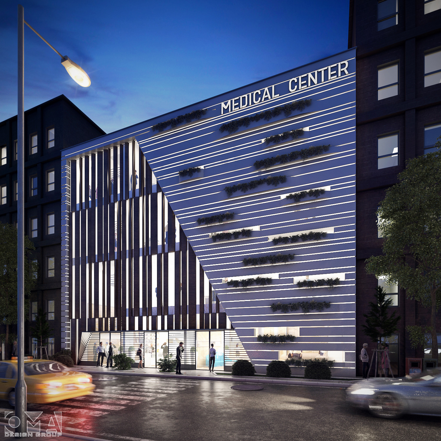ALRAZI MEDICAL CENTER - EXTERIOR FACADE DESIGN | Mosul, Iraq-04