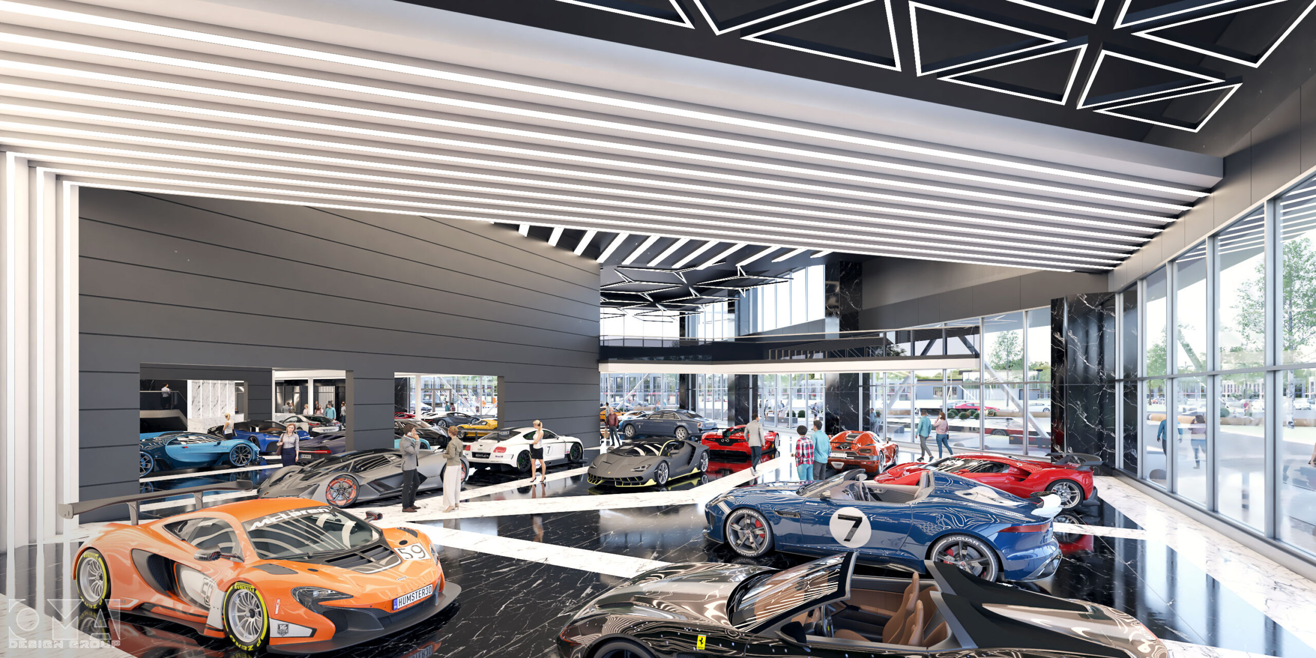 EXOTIC CAR CLUB / 3D RENDERING | Michigan, USA 07