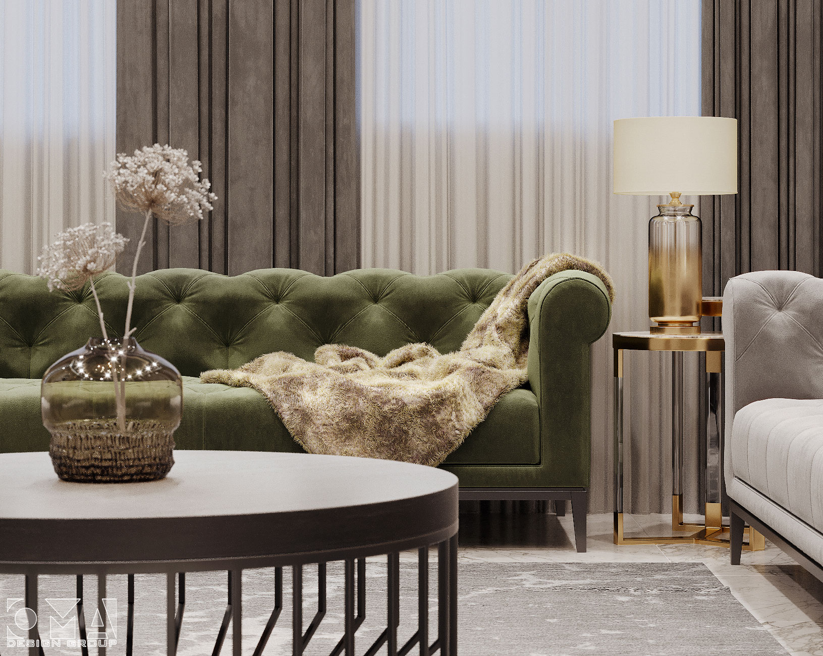 Women Majlis - AL-SHMMARY VILLA / INTERIOR DESIGN - SAUDI ARABIA-05