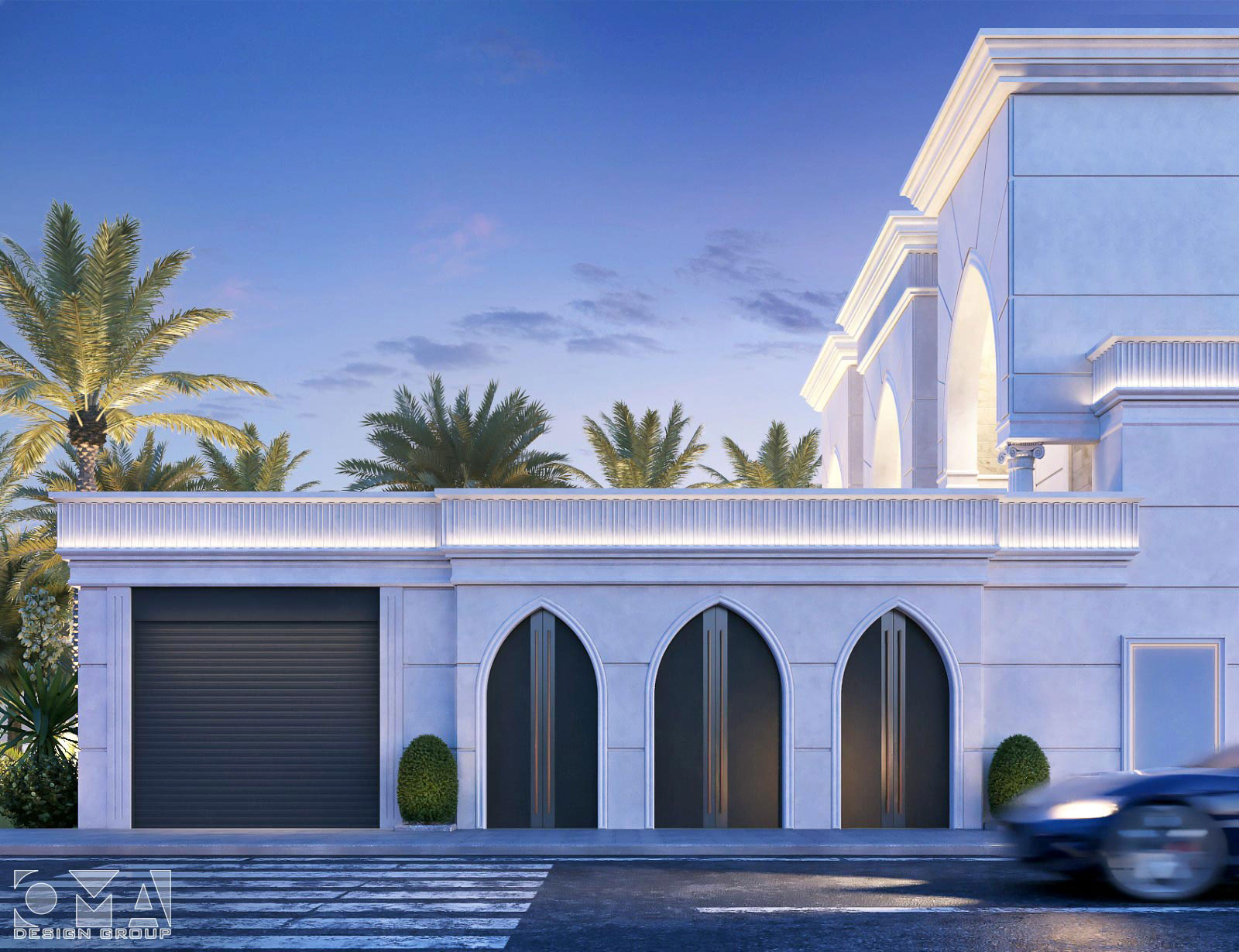 AL-GHAMDI VILLA - EXTERIOR FACADE DESIGN | SAUDI ARABIA-04