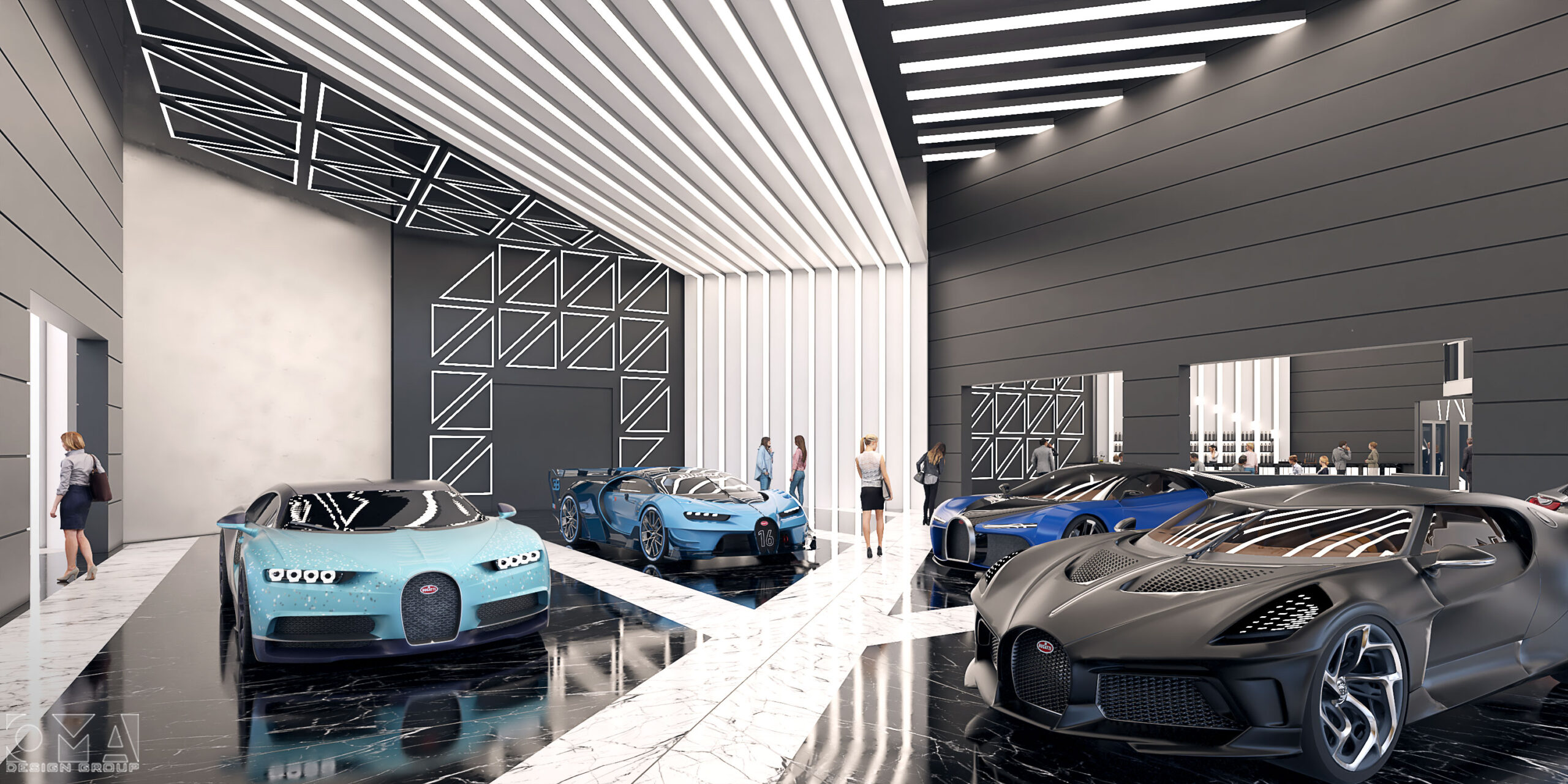 EXOTIC CAR CLUB / 3D RENDERING | Michigan, USA 09