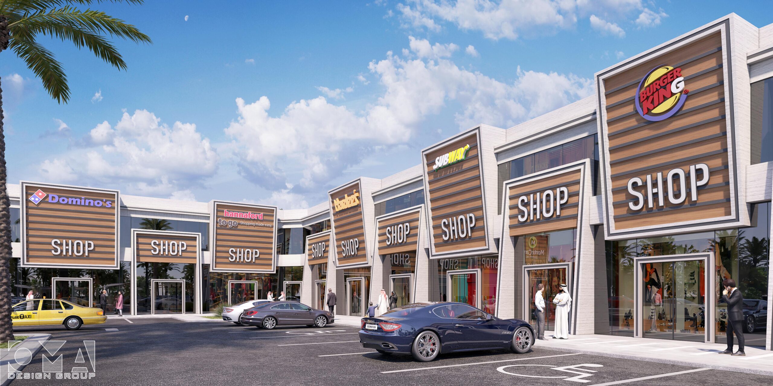 FUTURE SHOPPING CENTER - EXTERIOR DESIGN AND LANDSCAPE | SAUDI ARABIA-07
