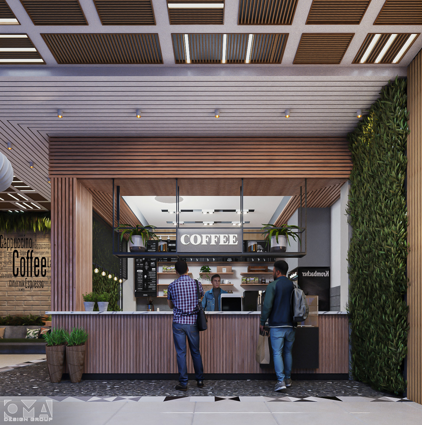 YOUSEF COFFEE SHOP- EXTERIOR AND INTERIOR DESIGN | KSA07