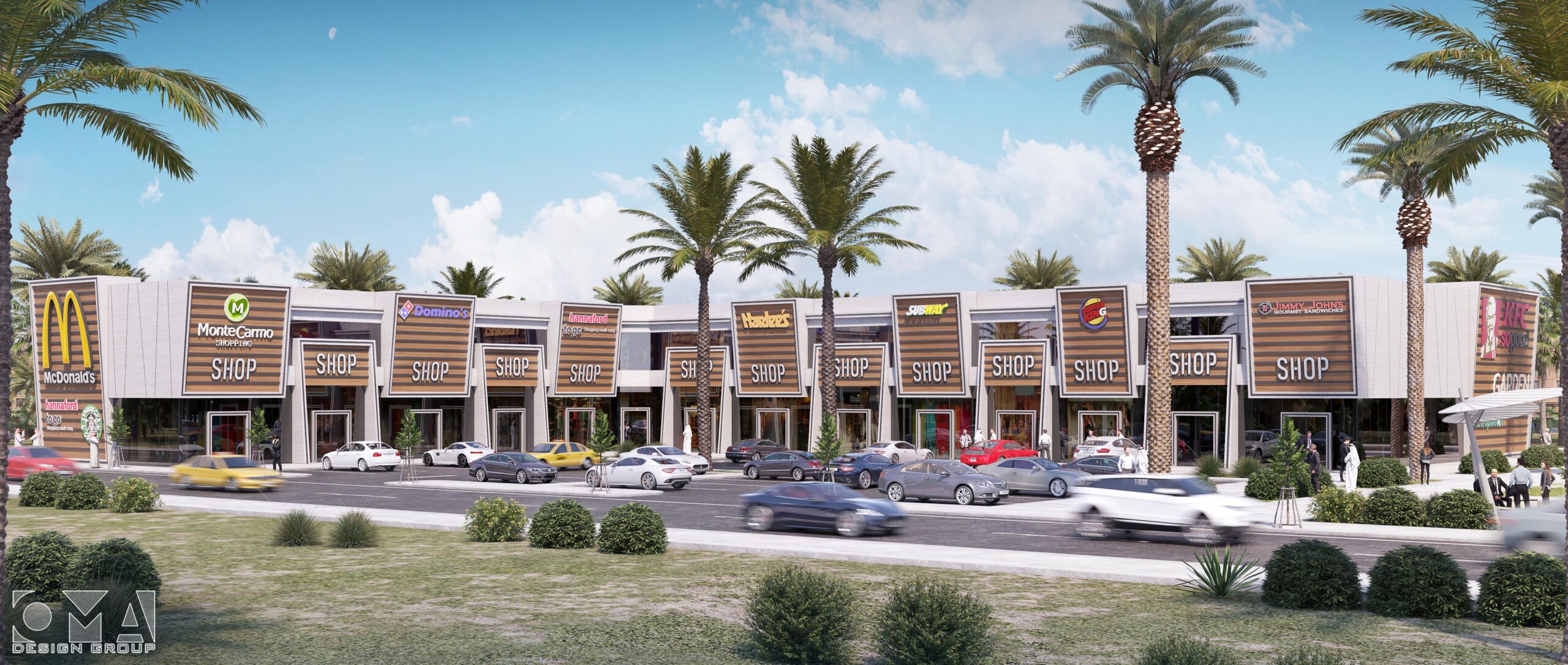 FUTURE SHOPPING CENTER - EXTERIOR DESIGN AND LANDSCAPE | SAUDI ARABIA-08