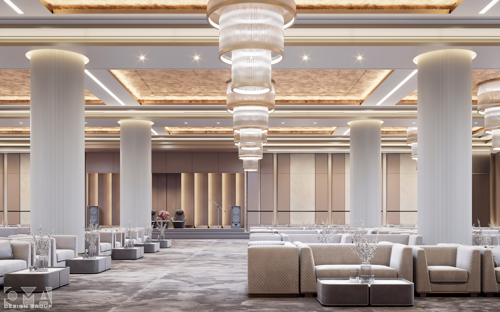 QUEEN PALACE - WEDDING VENUE / INTERIOR DESIGN | KSA08