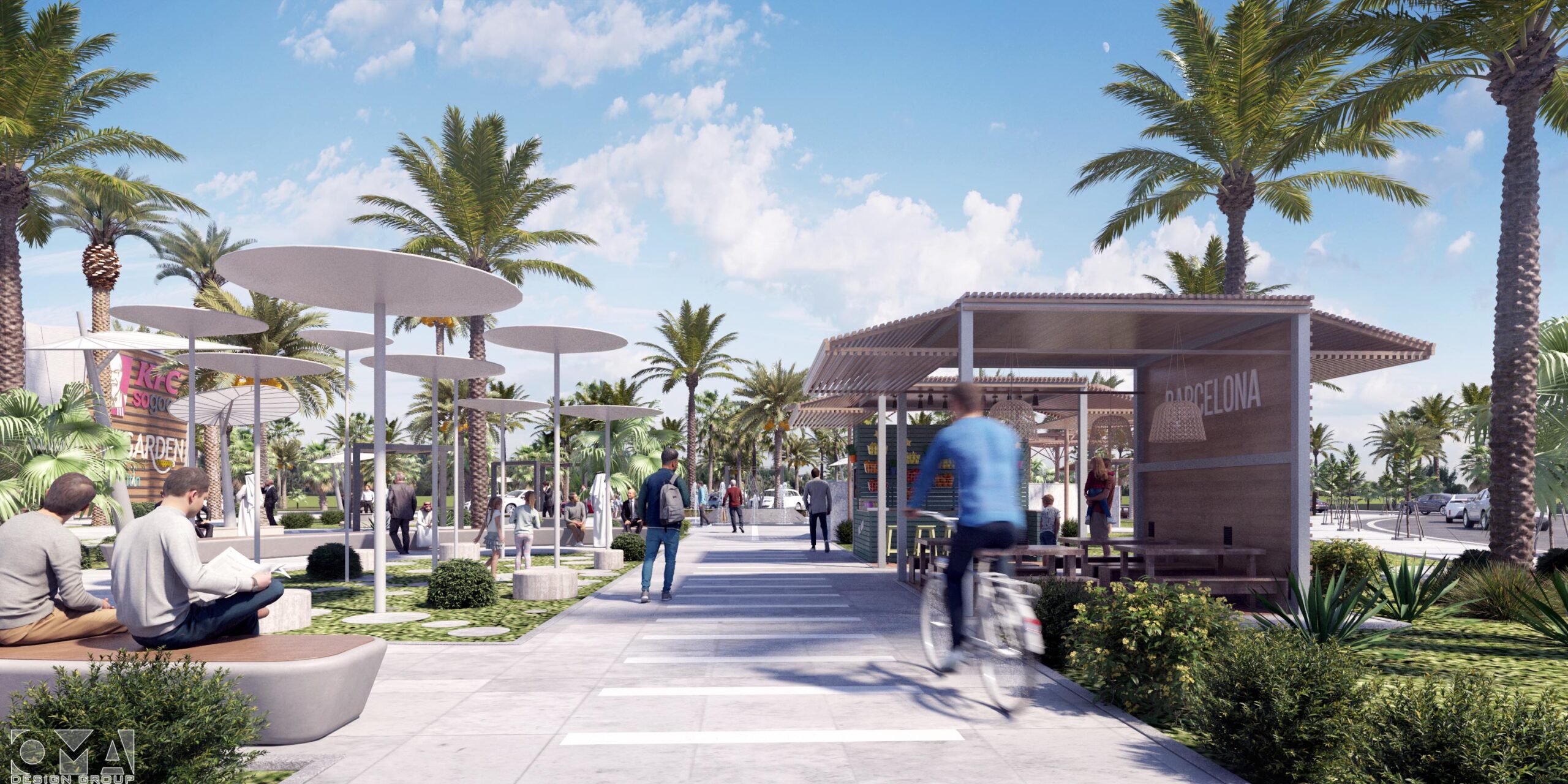 FUTURE SHOPPING CENTER - EXTERIOR DESIGN AND LANDSCAPE | SAUDI ARABIA-09