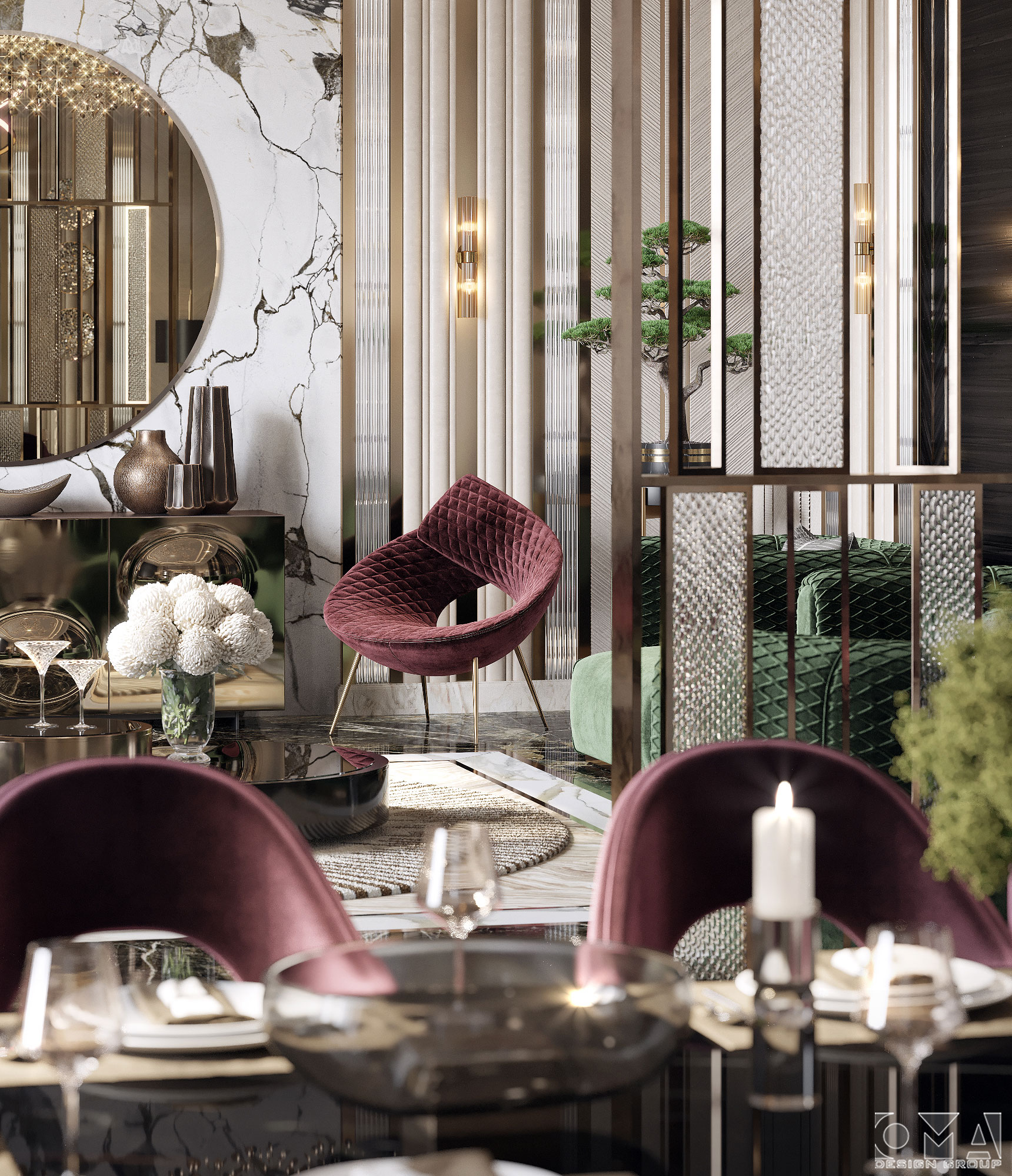 AL-JASMI VILLA / INTERIOR DESIGN | QATAR-12