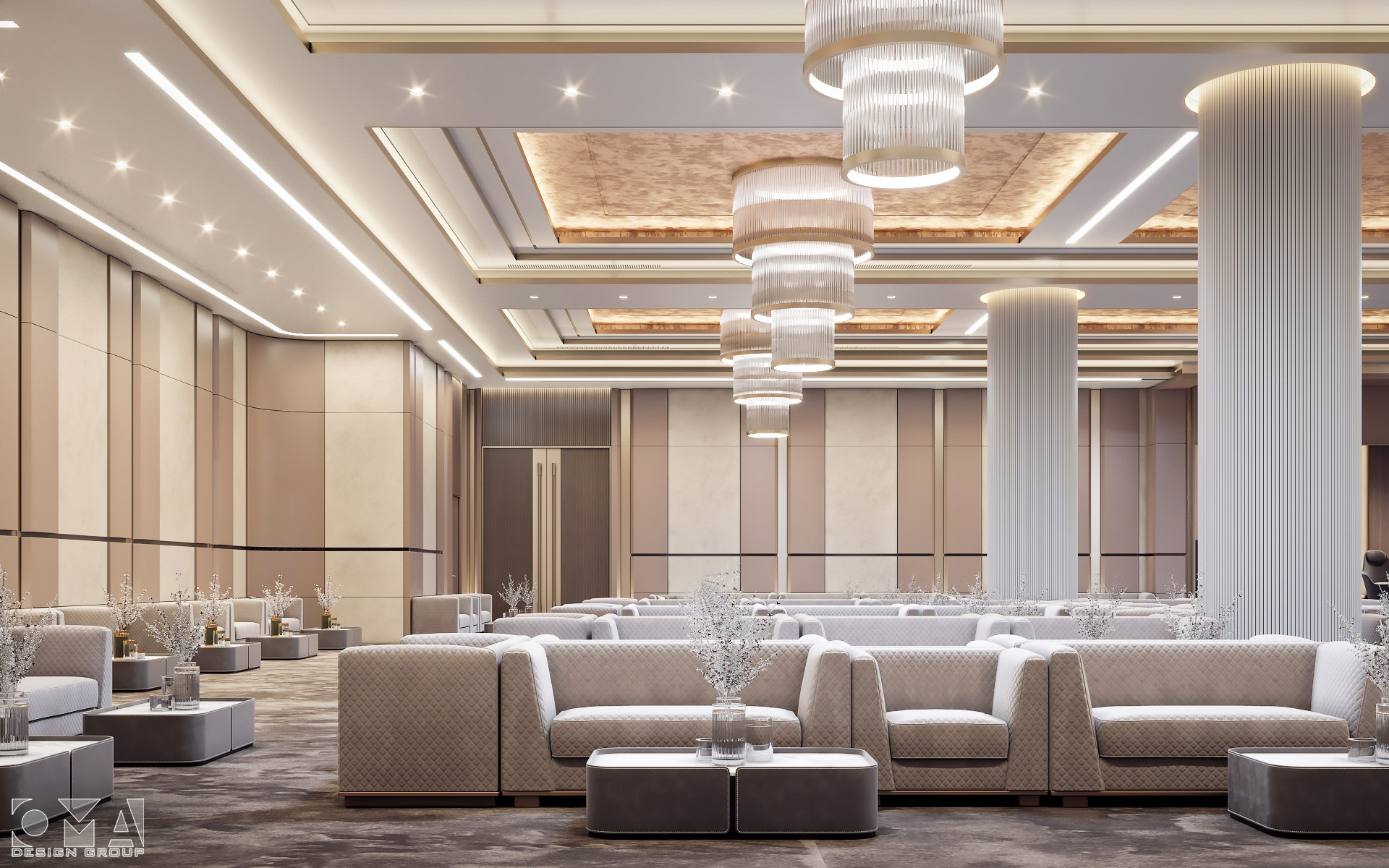 QUEEN PALACE - WEDDING VENUE / INTERIOR DESIGN | KSA09