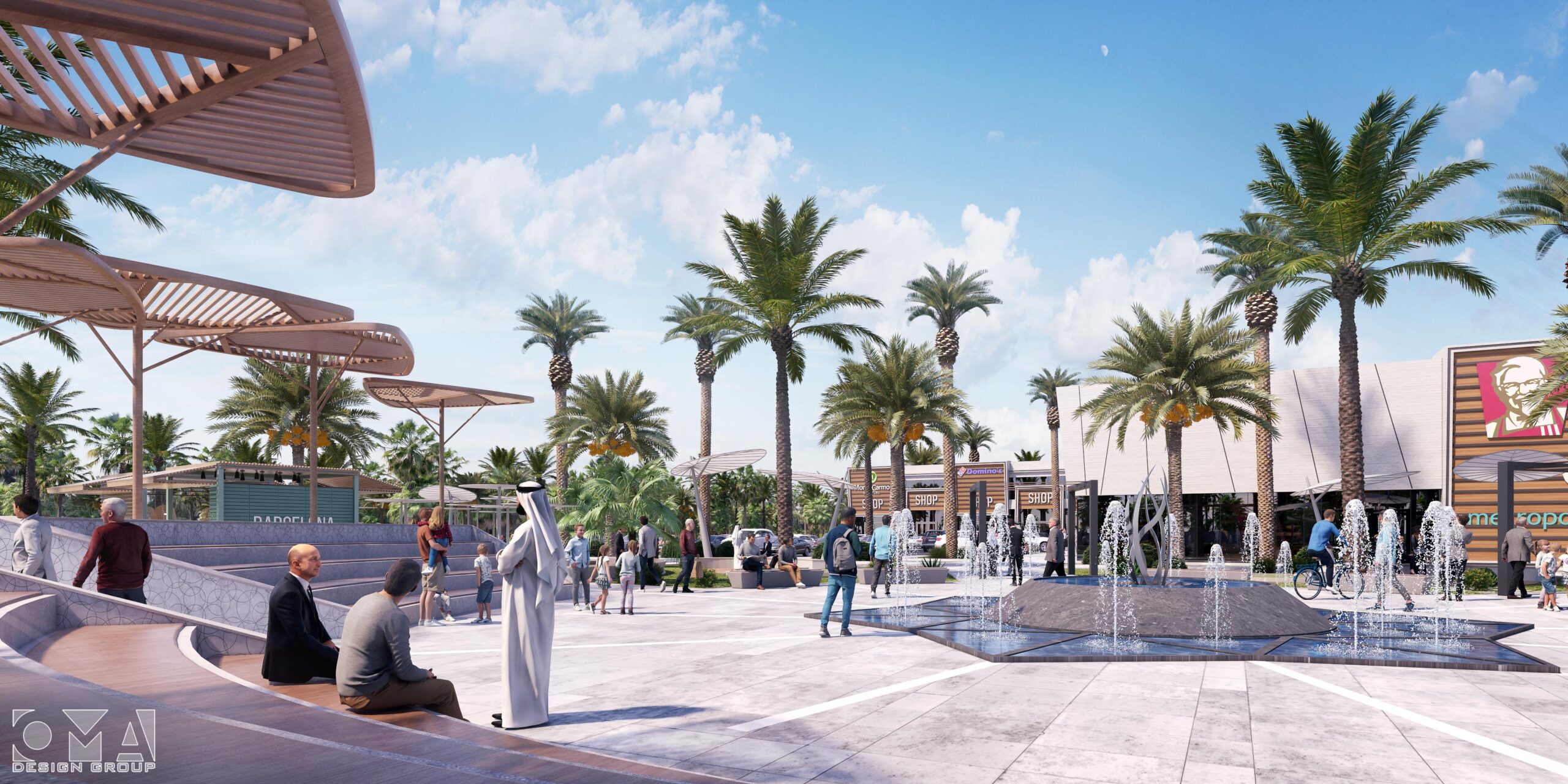 FUTURE SHOPPING CENTER - EXTERIOR DESIGN AND LANDSCAPE | SAUDI ARABIA-10
