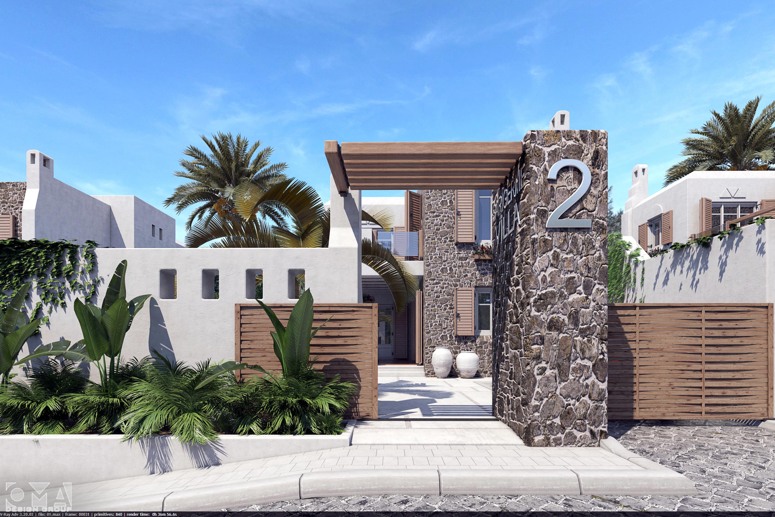 SUMMER HOUSES / Compound Twin Villas Project - EXTERIOR DESIGN AND LANDSCAPE | MÜĞLA, TURKEY-09