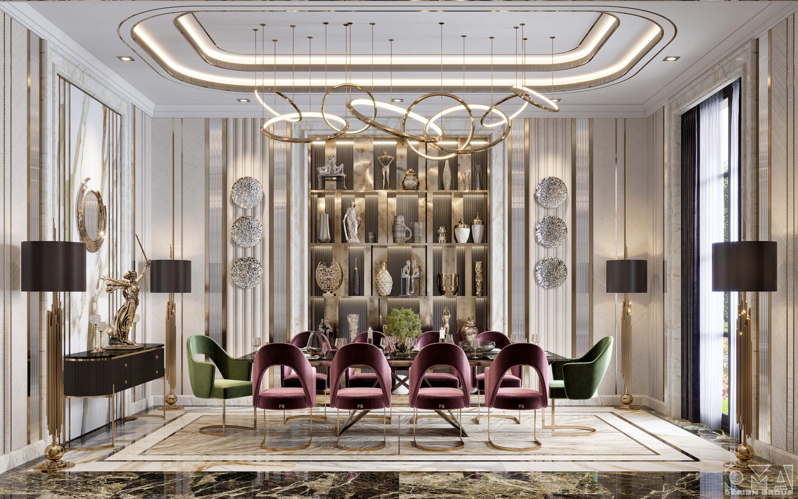 AL-JASMI VILLA / INTERIOR DESIGN | QATAR-13