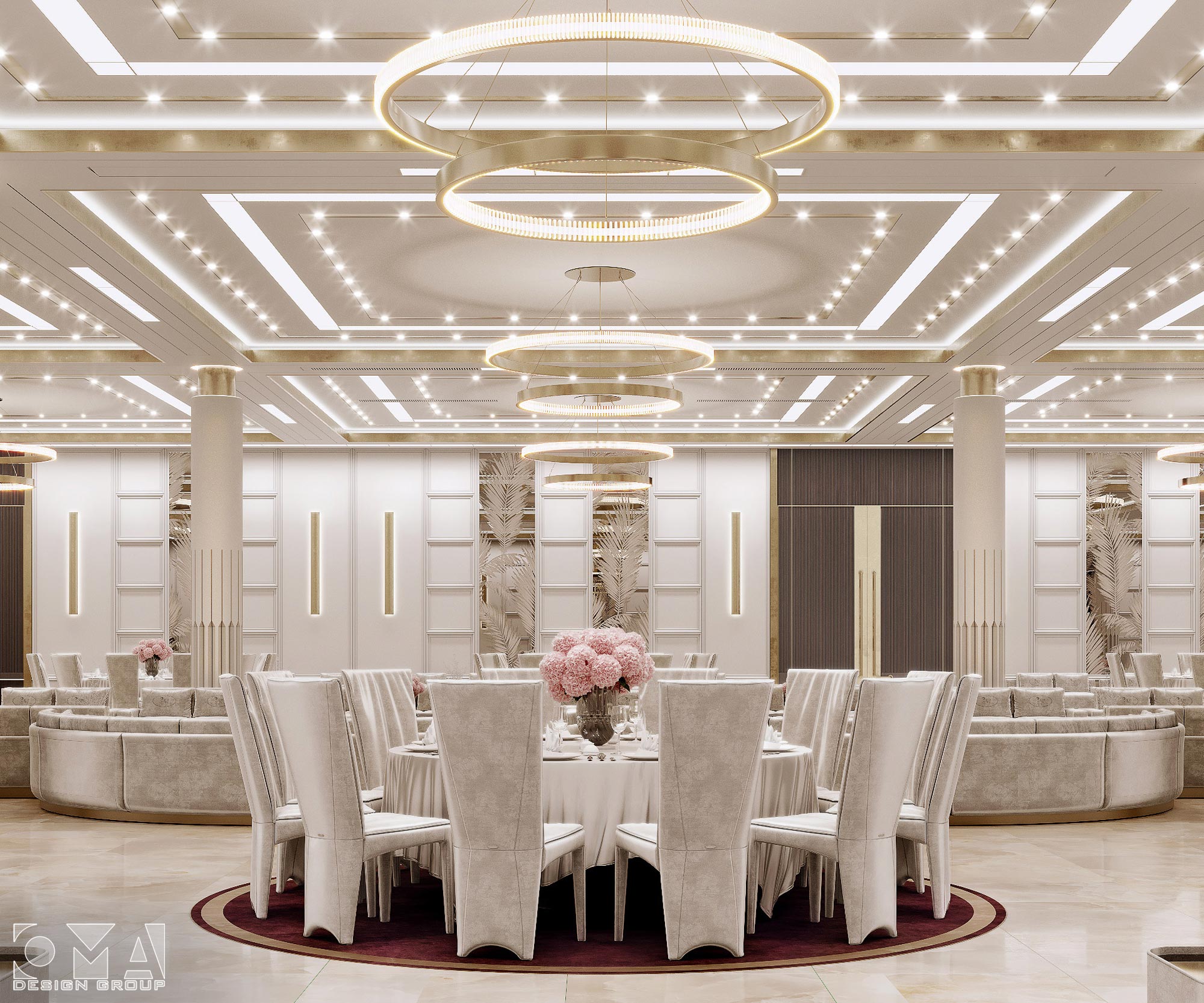QUEEN PALACE - WEDDING VENUE / INTERIOR DESIGN | KSA01-1