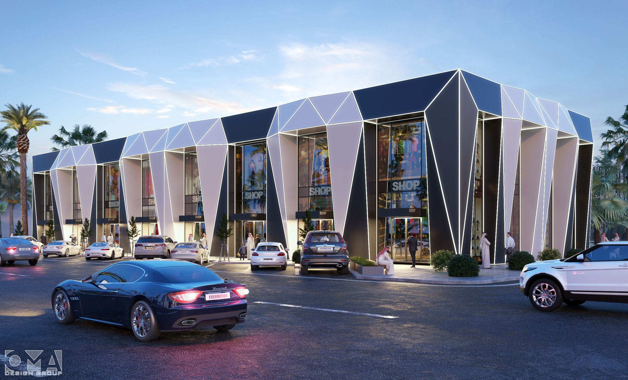 4 DIAMOND - STRIP MALL / EXTERIOR DESIGN | SAUDI ARABIA-03