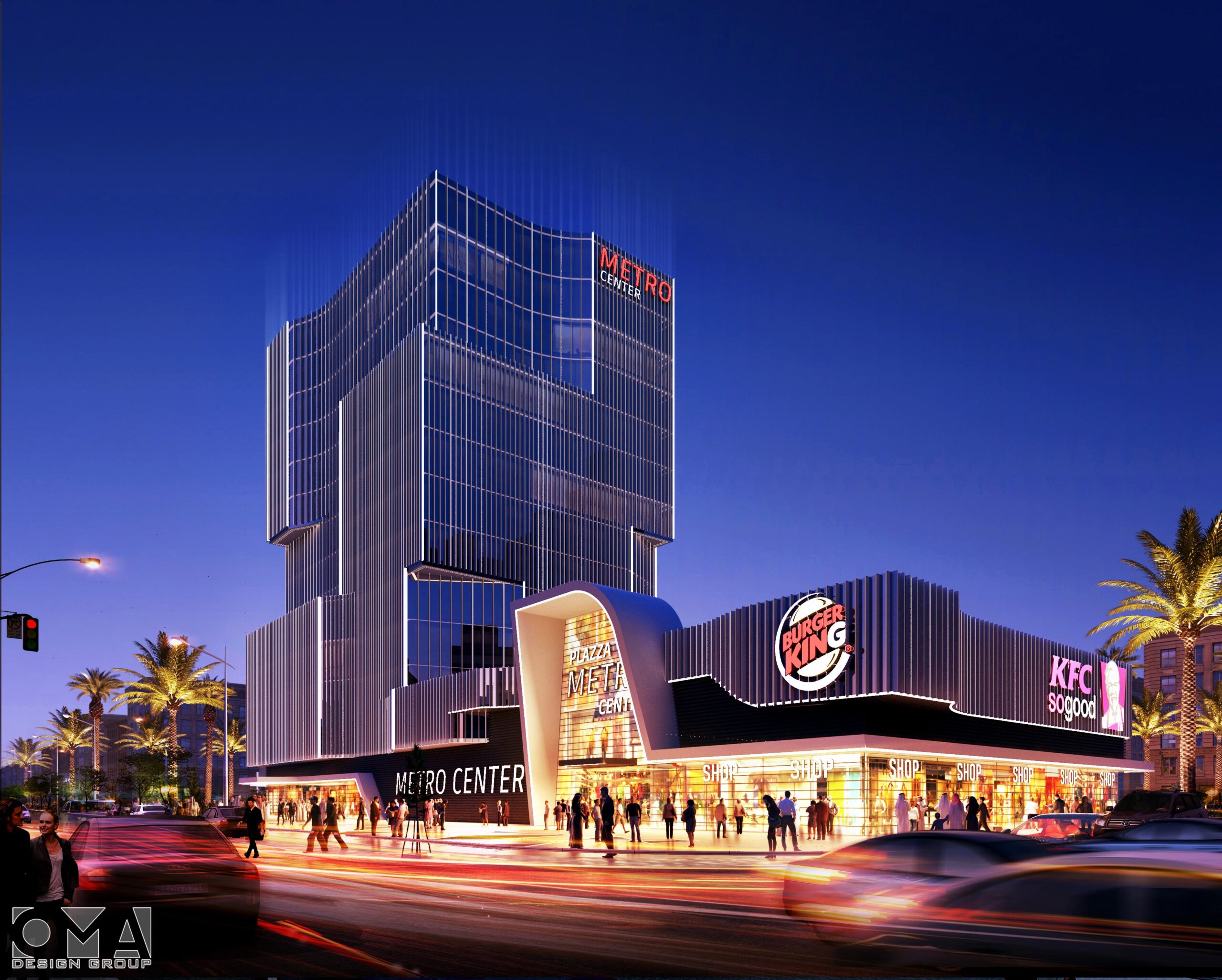 METRO CENTER - MIXED USE PROJECT / ARCITECTURAL DESIGN | SAUDI ARABIA-03
