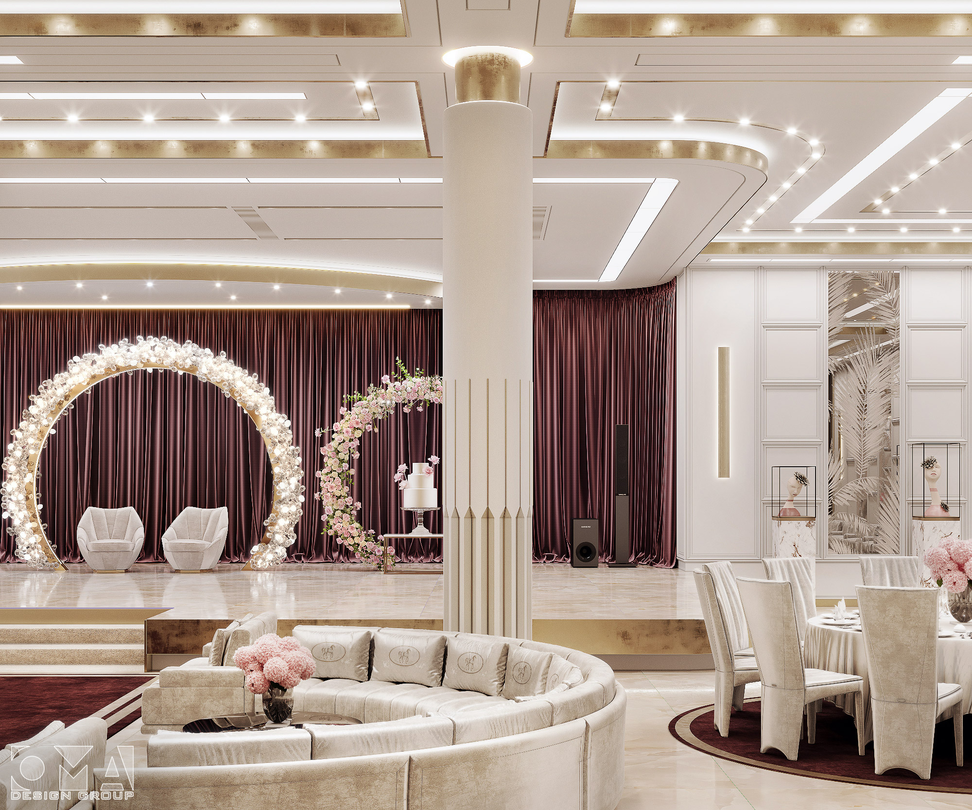 QUEEN PALACE - WEDDING VENUE / INTERIOR DESIGN | KSA02