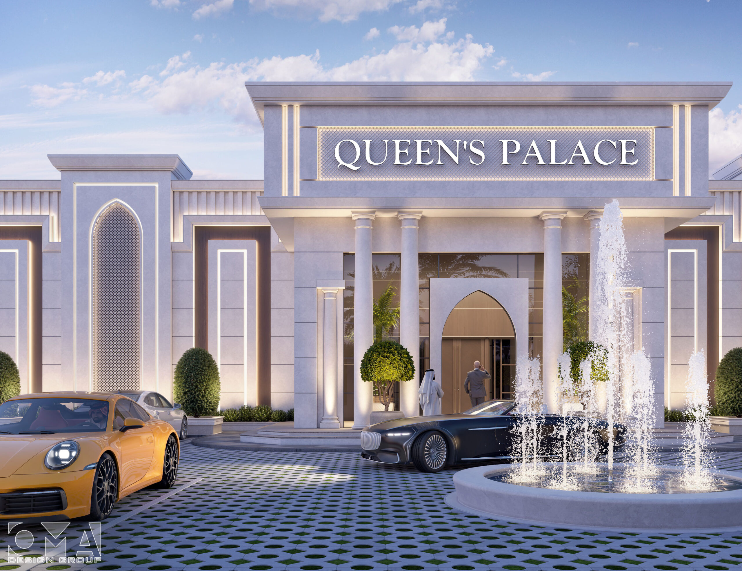 QUEEN PALACE - WEDDING VENUE / EXTERIOR DESIGN | KSA02